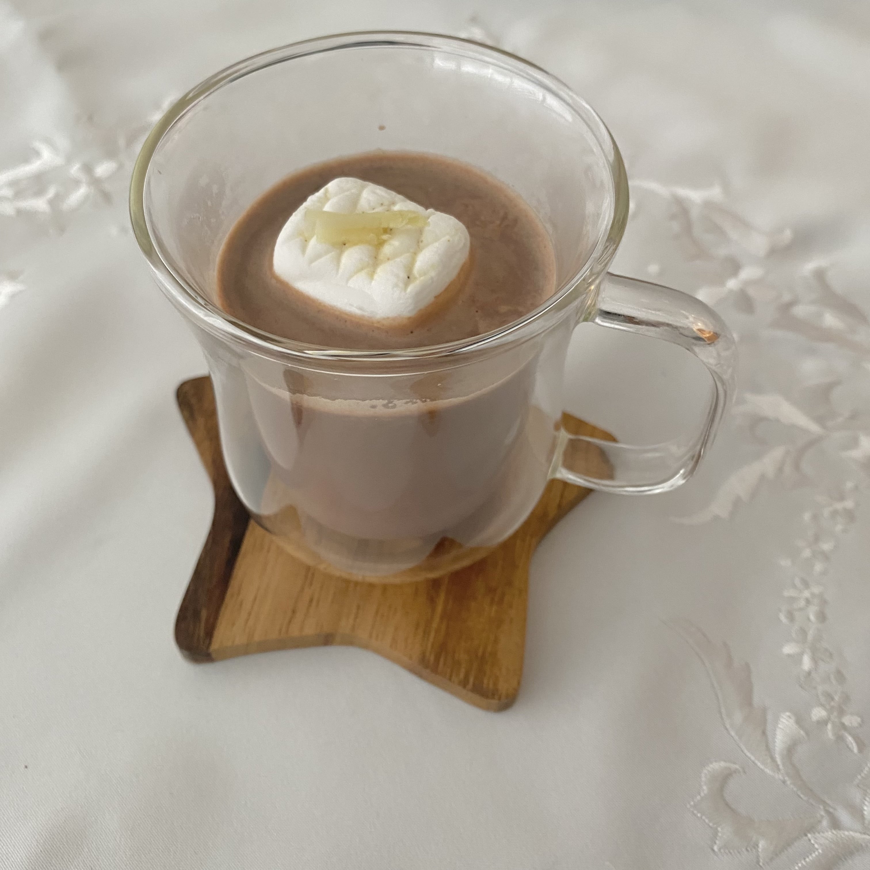 ホットジンジャーココア、手作りドリンク、ホットドリンク