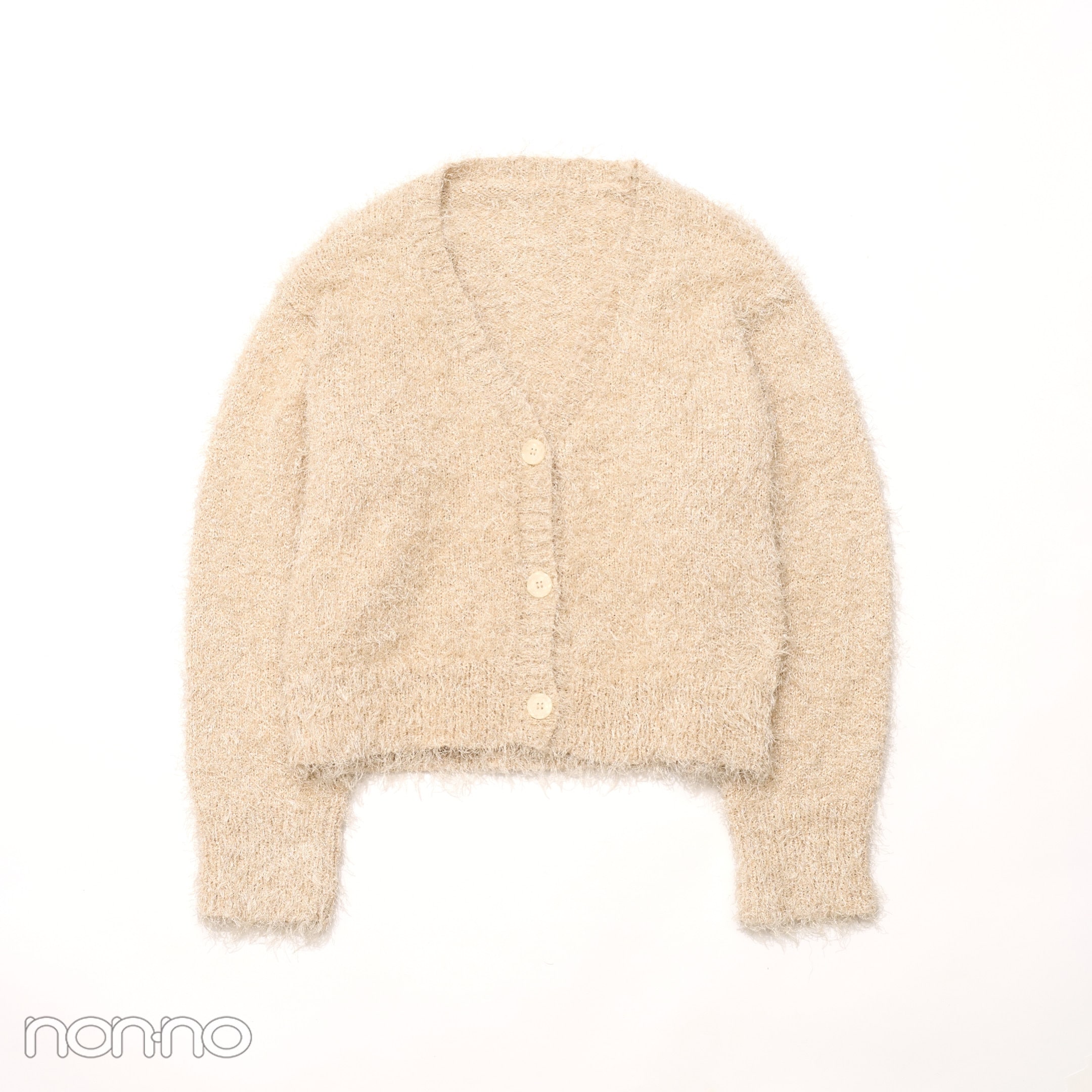 編集部のリアルバイ  LOWRYS FARMのラメシャギーカーディガン