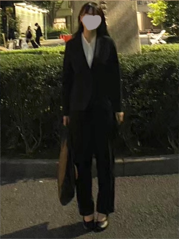 大学入学式のスーツ