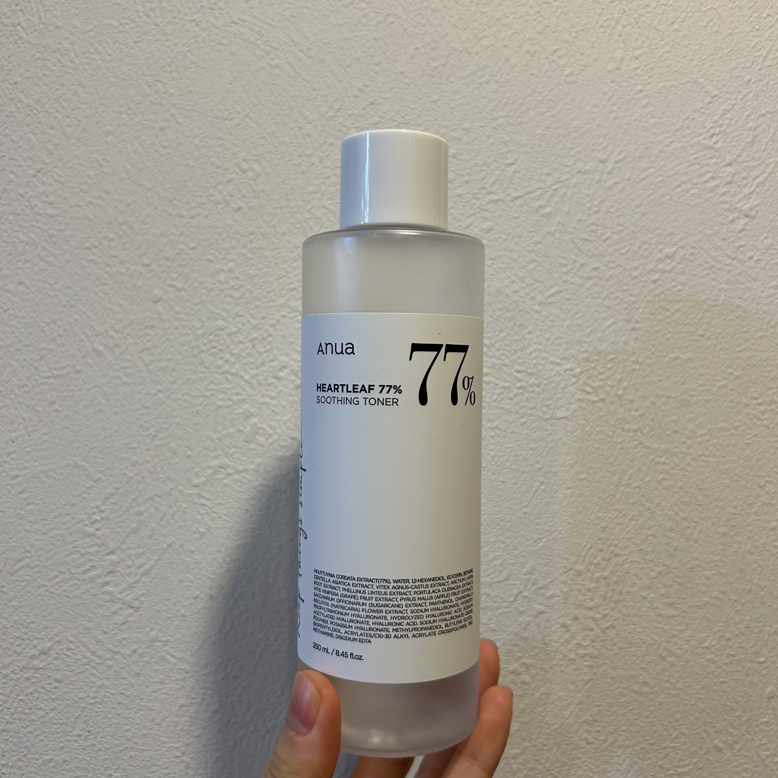 化粧水　ドクダミ77％スージングトナー 250ml ¥2,650（公式サイト価格）／Anua