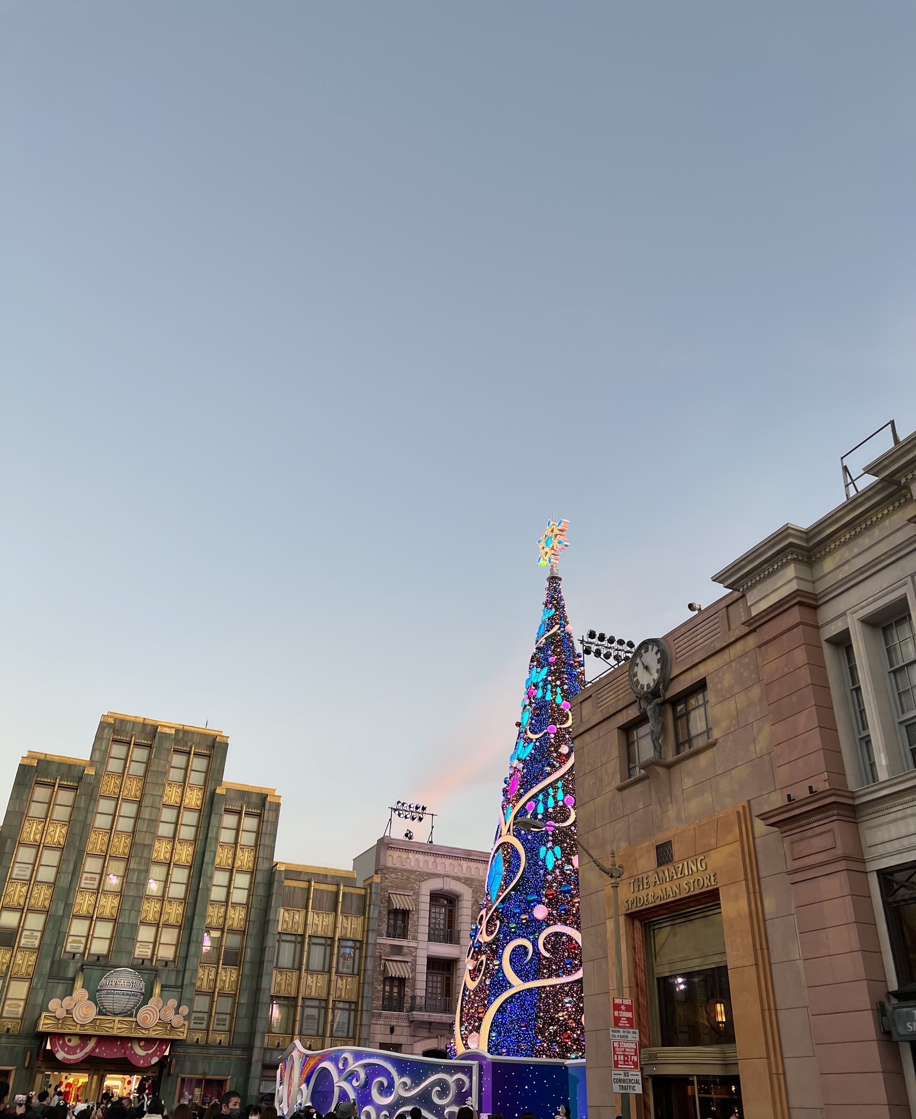 ユニバ　クリスマス　クリスマスツリー