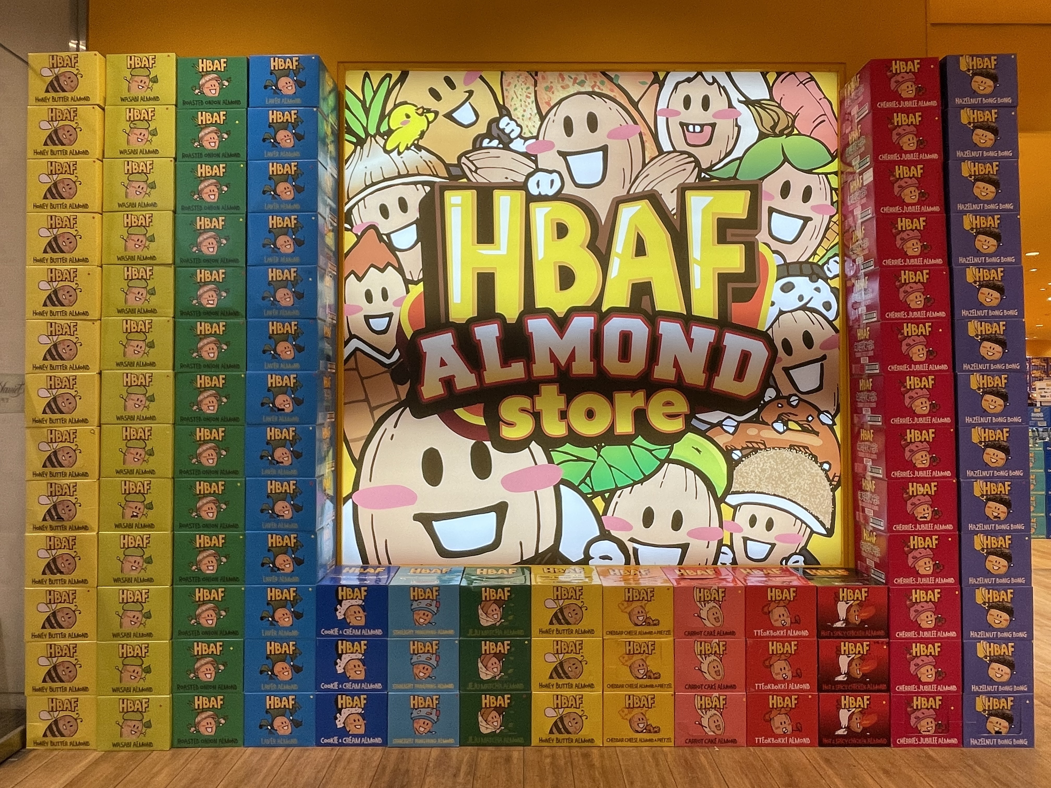 HBAF HONEY BUTTER ALMOND & FRIENDS SHOP 明洞店 店内