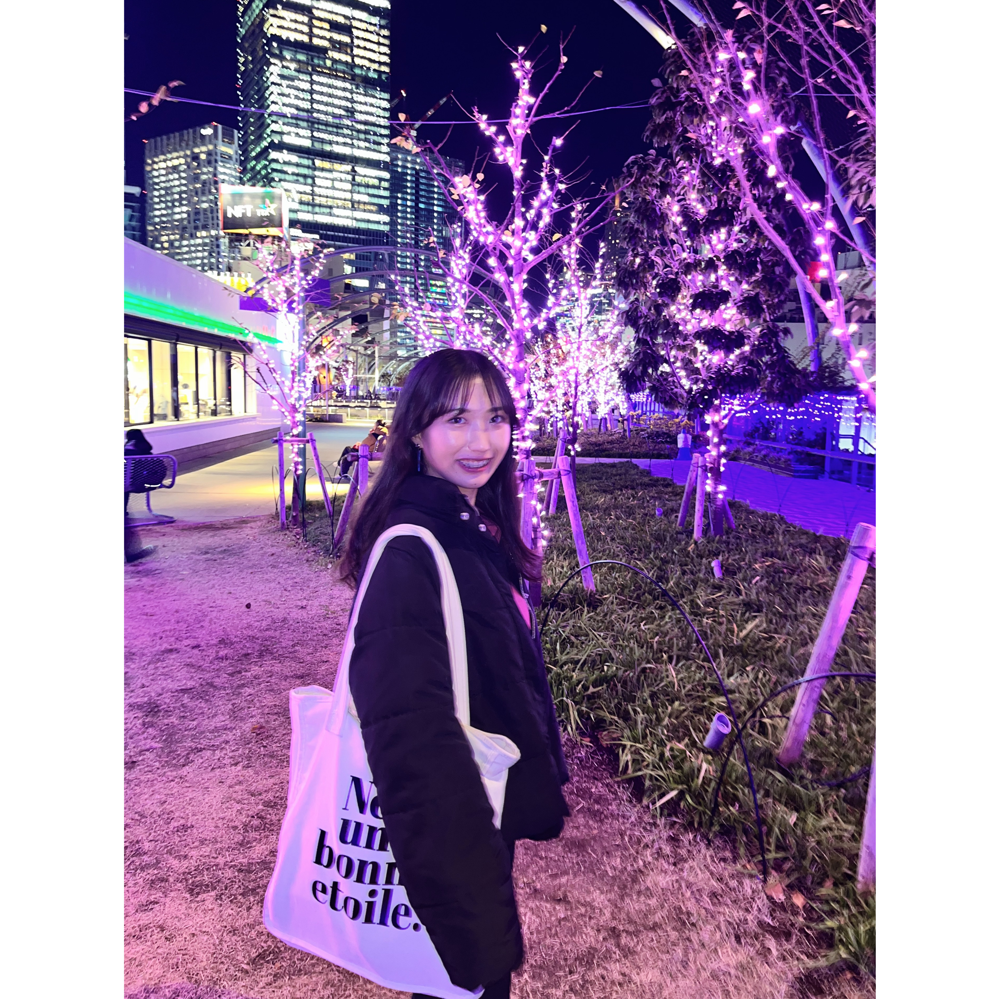 通学バッグ　トートバッグ　冬