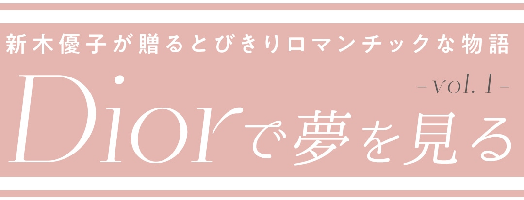 Diorで夢を見る