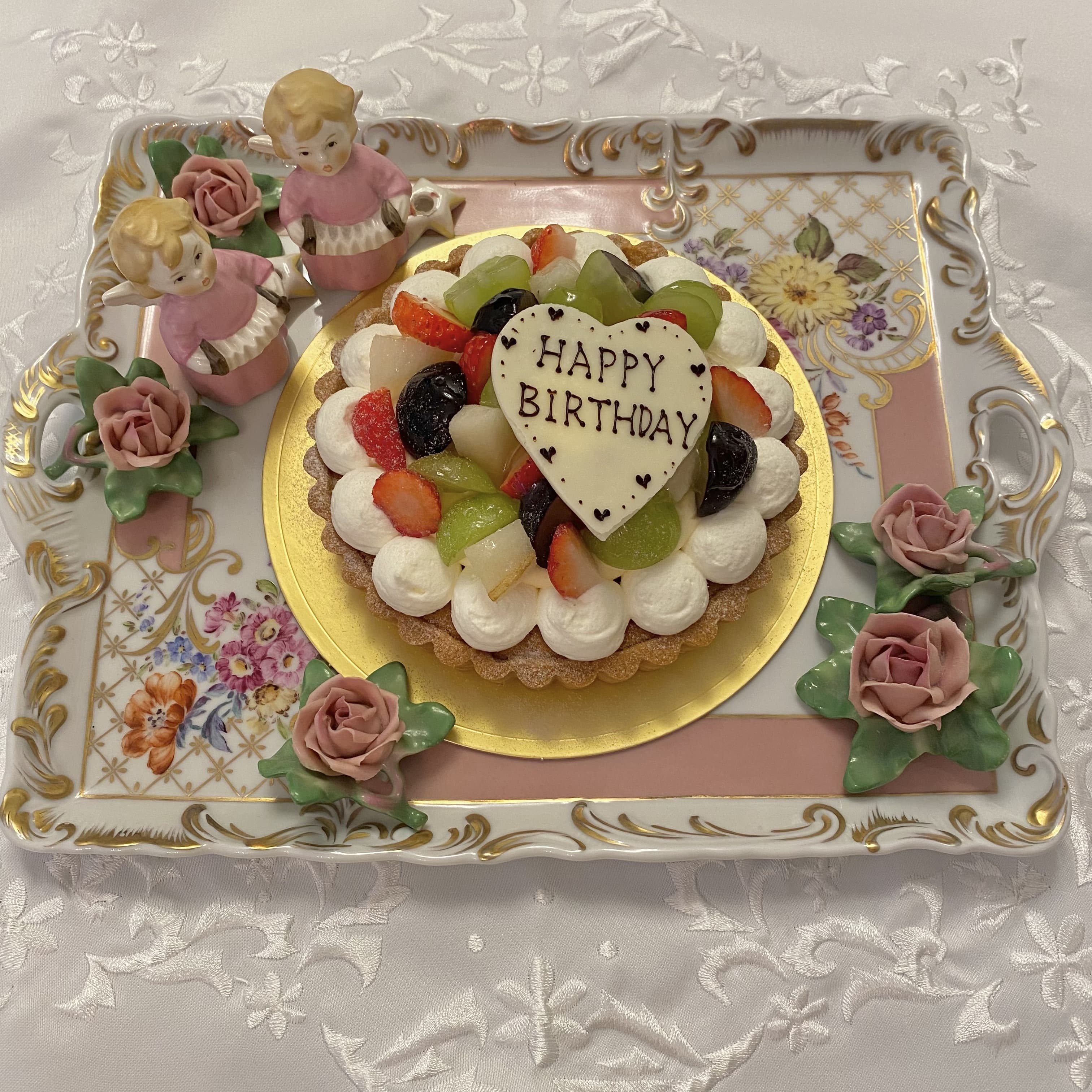 バースデーケーキ、オーダーメイドケーキ、リスカフェ