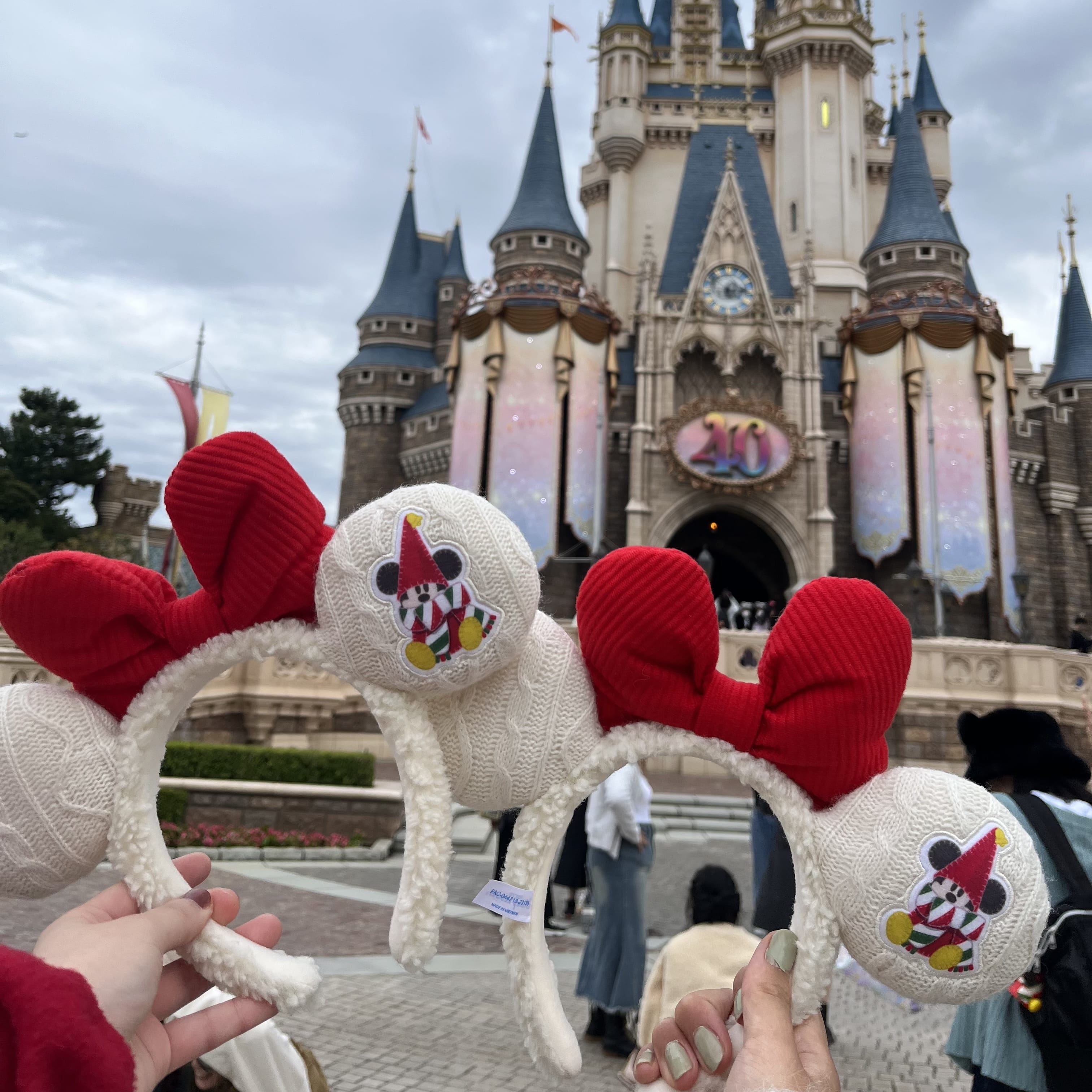 2023 ディズニー　クリスマス　カチューシャ