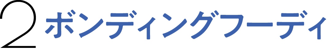 2　ボンディングフーディ