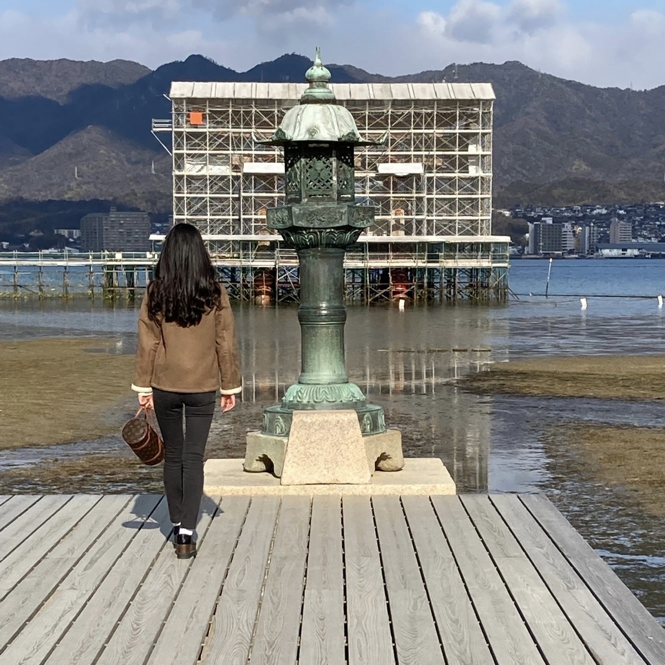 厳島神社、大鳥居、ほだか