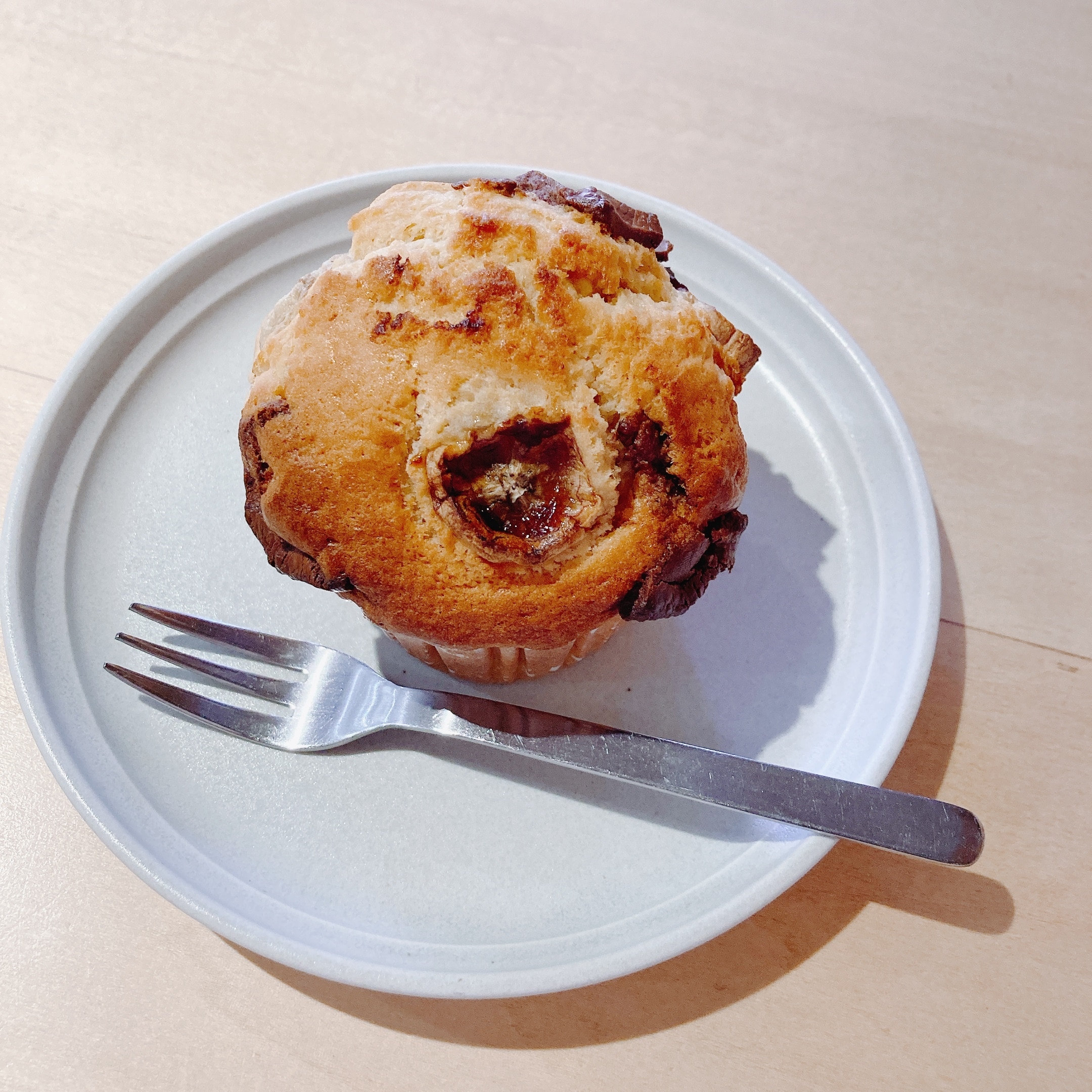 西千葉　カフェ「feel free coffee」　チョコバナナマフィン