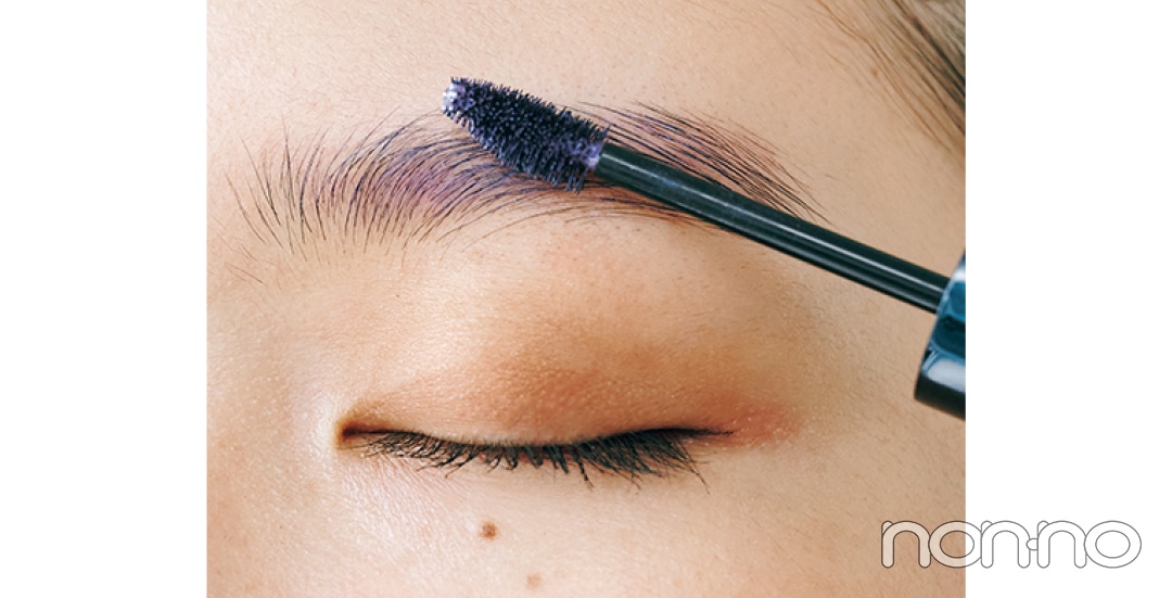 岡本夏美のニュアンス盛れる眉のつくりかたプロセスカット4-4