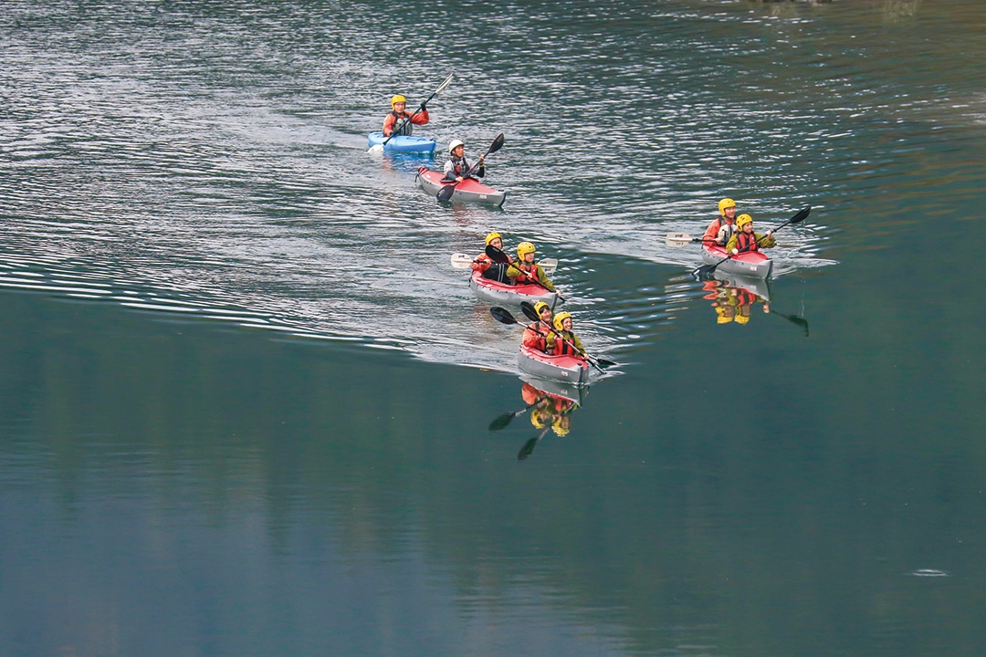 吉野川でのアクティビティ