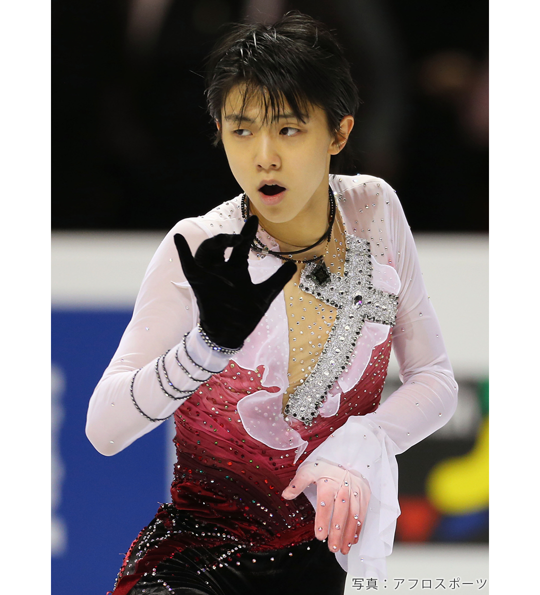 2013年世界フィギュアスケート選手権で「ノートルダム・ド・パリ」を披露する羽生結弦選手