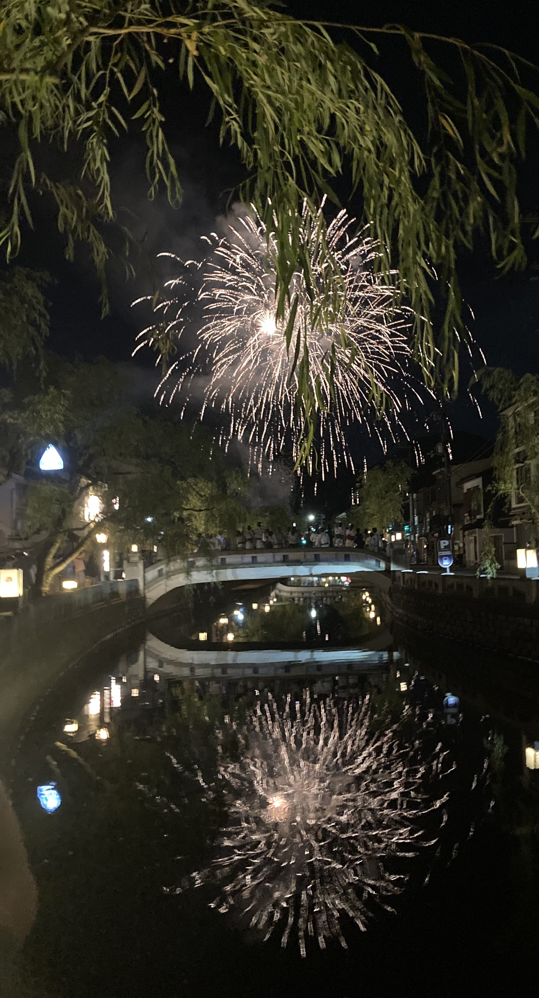 城崎温泉　夢花火