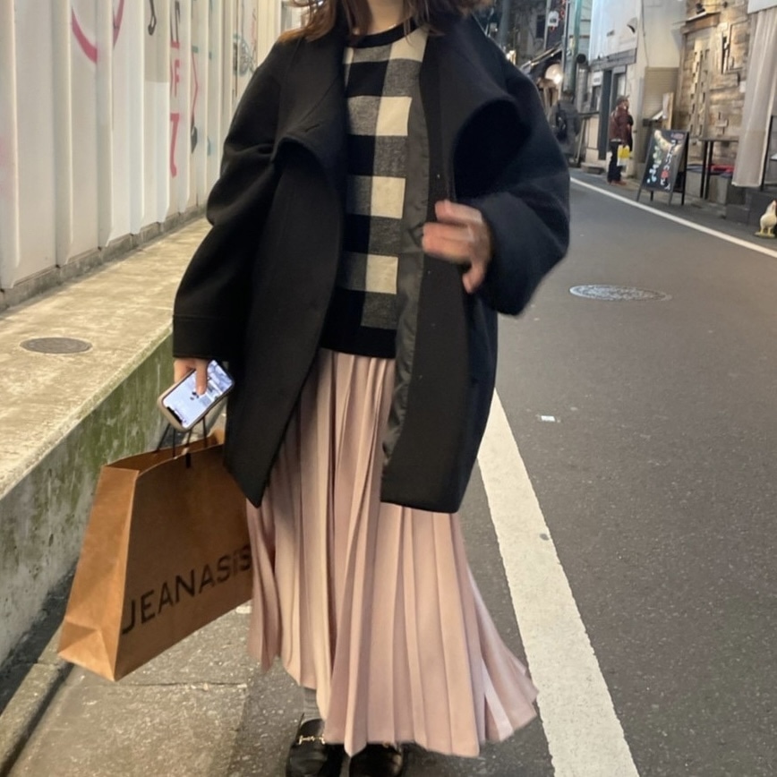 大学生コーデ　冬コーデ　MOUSSY(マウジー)アウター