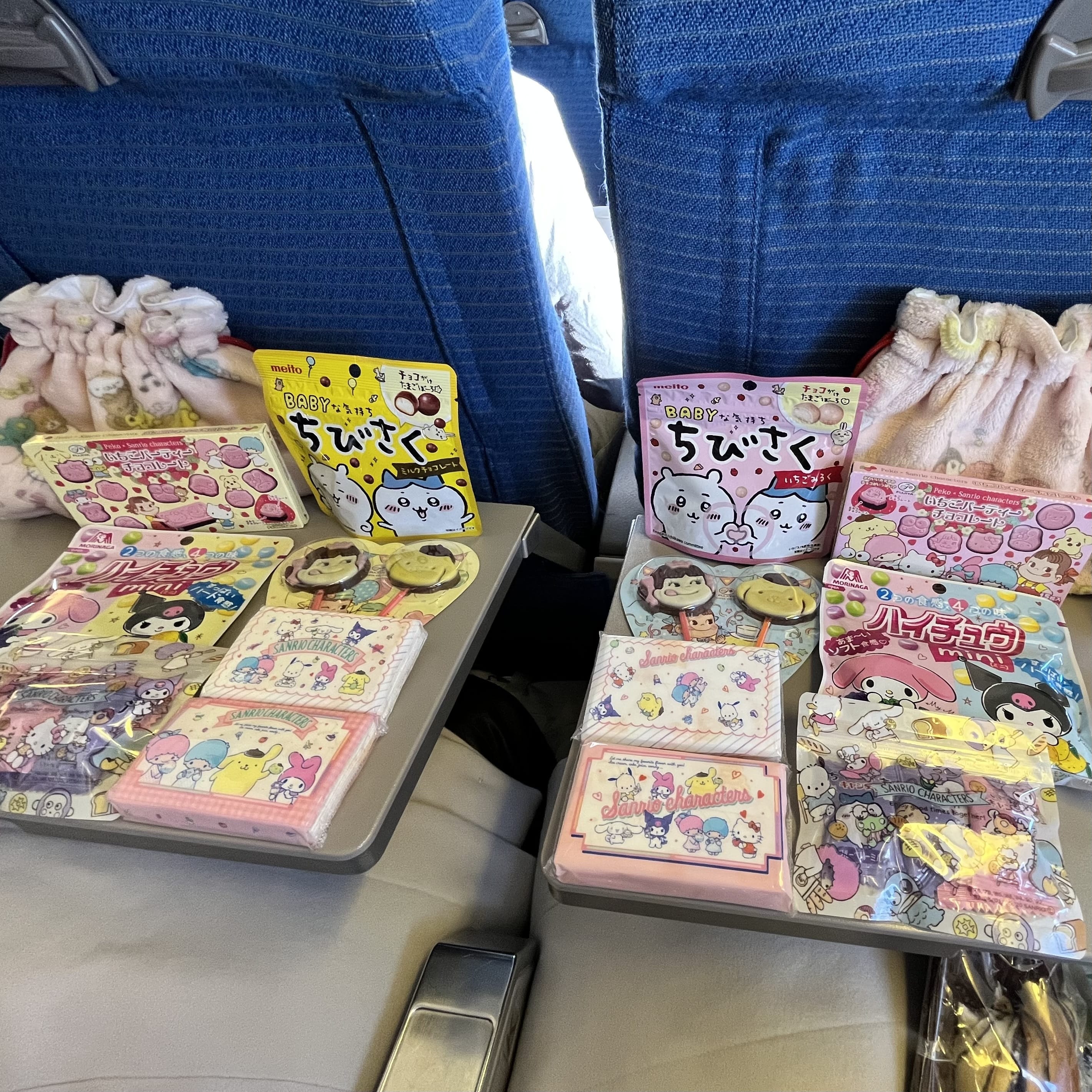 ちいかわ、サンリオキャラクターのお菓子