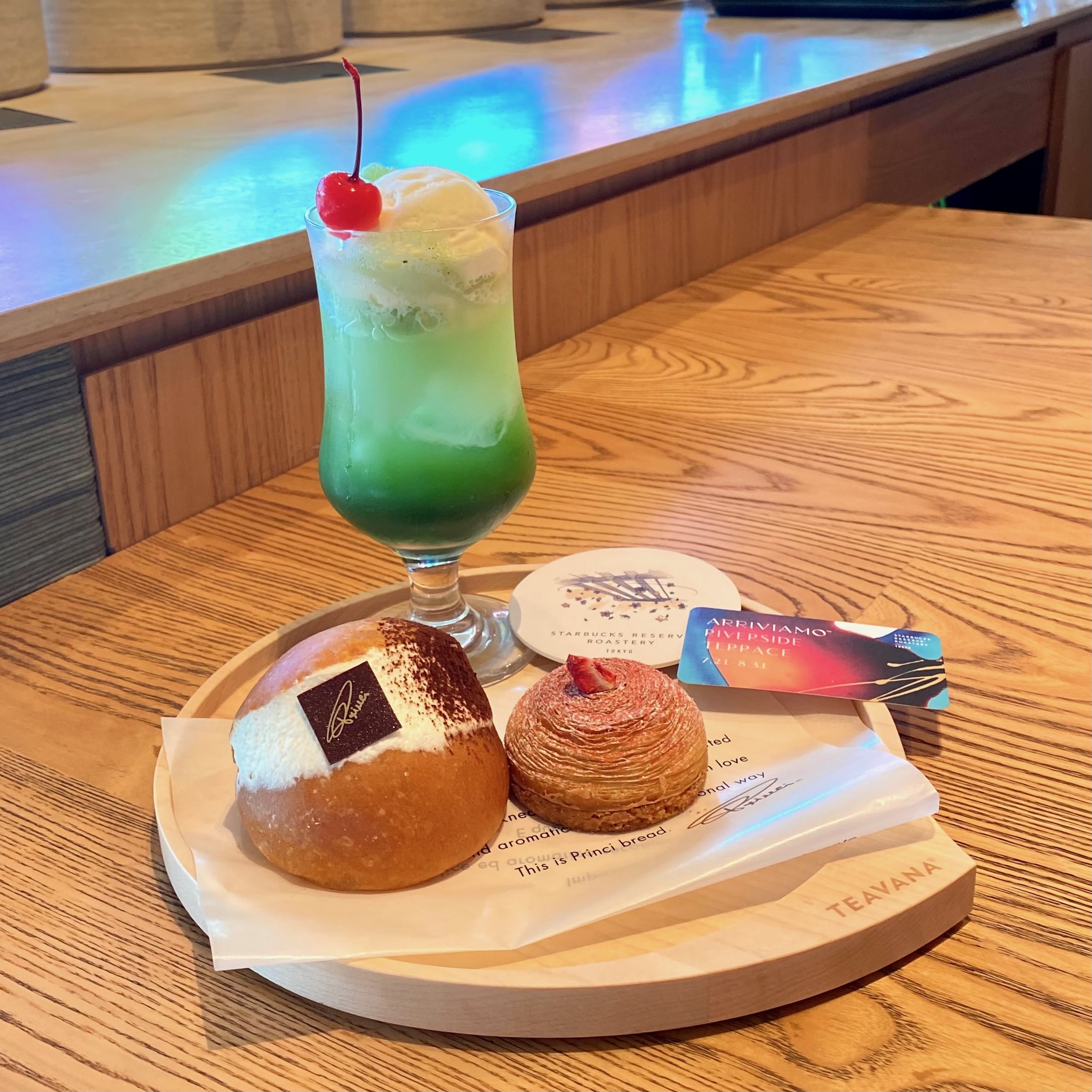 ティバーナ™ クリーム ソーダ 　抹茶 マリトッツォ　ノッチョーラ クーポラ フラーゴラ　スターバックスリザーブロースタリー東京
