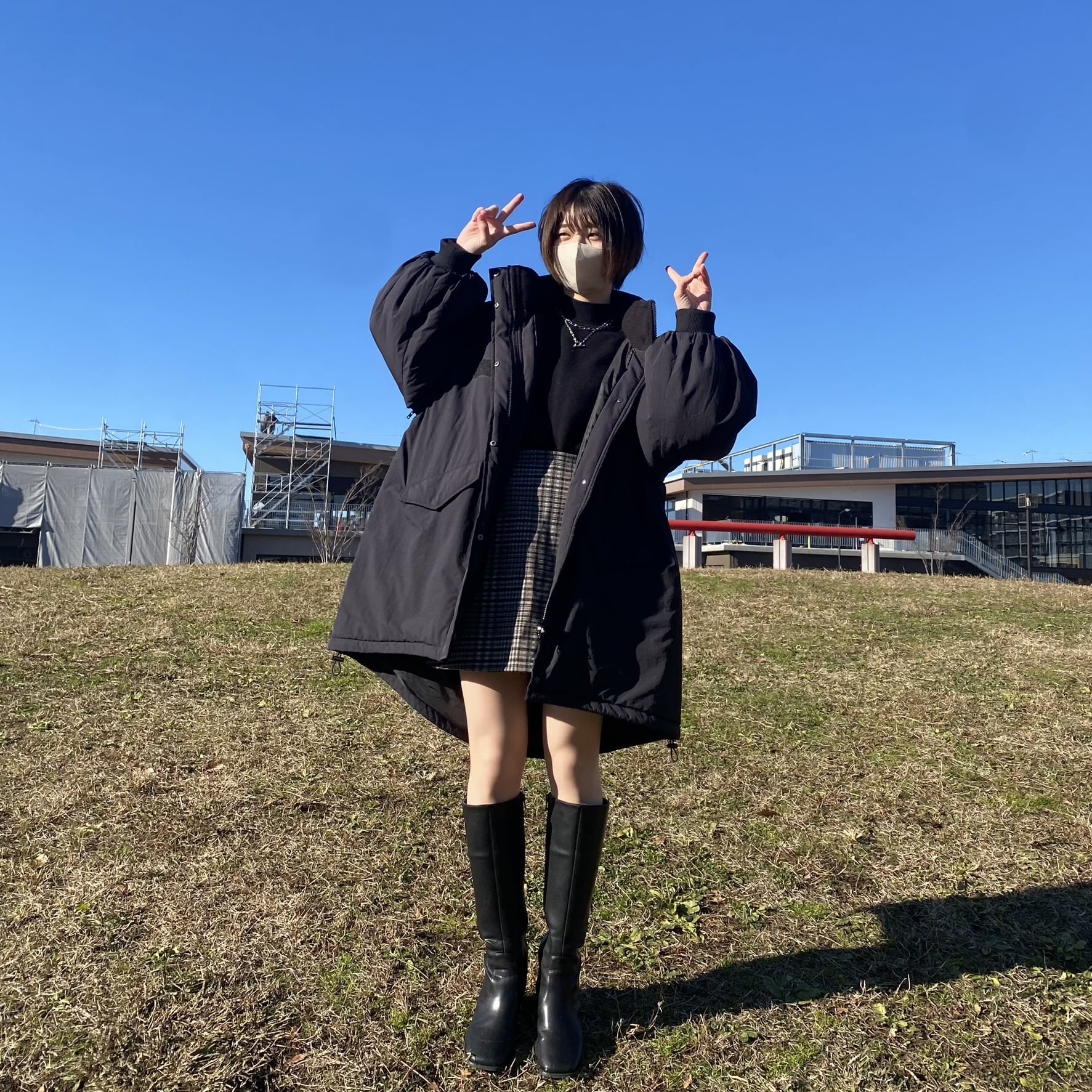 ミニスカートコーデ