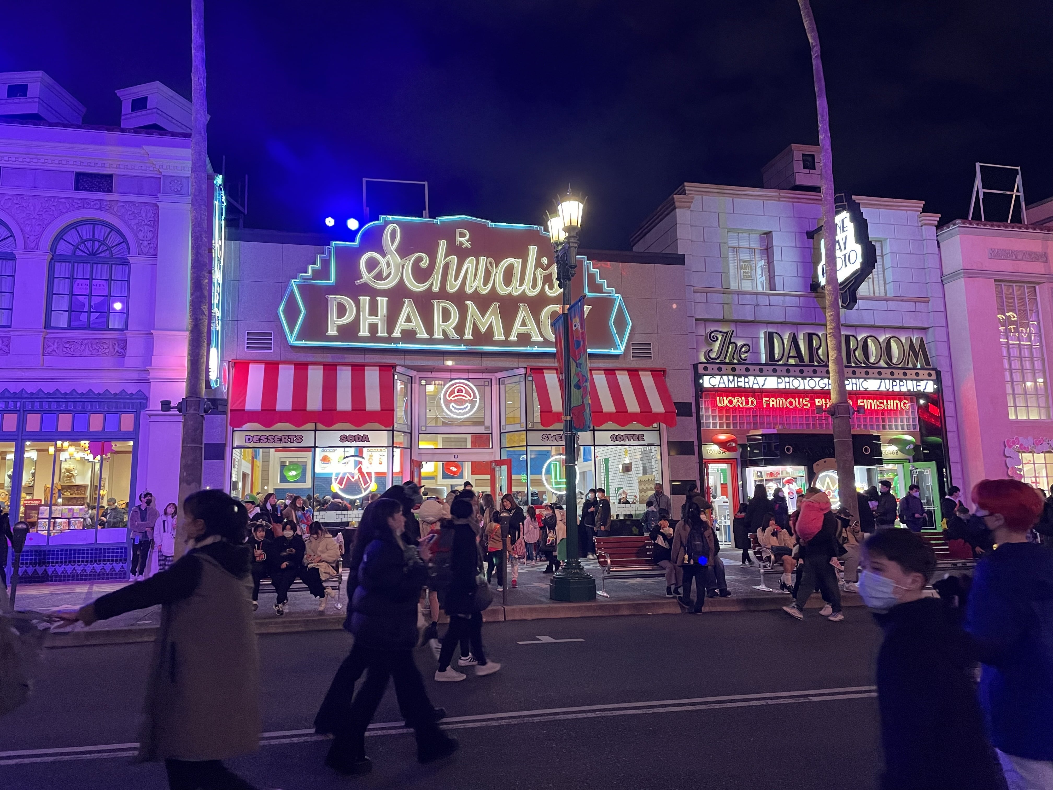 夜もキラキラで映える街並みが楽しい！