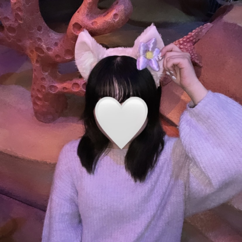 ディズニーシー　マーメイドラグーン　フォトスポット　ソロ　室内