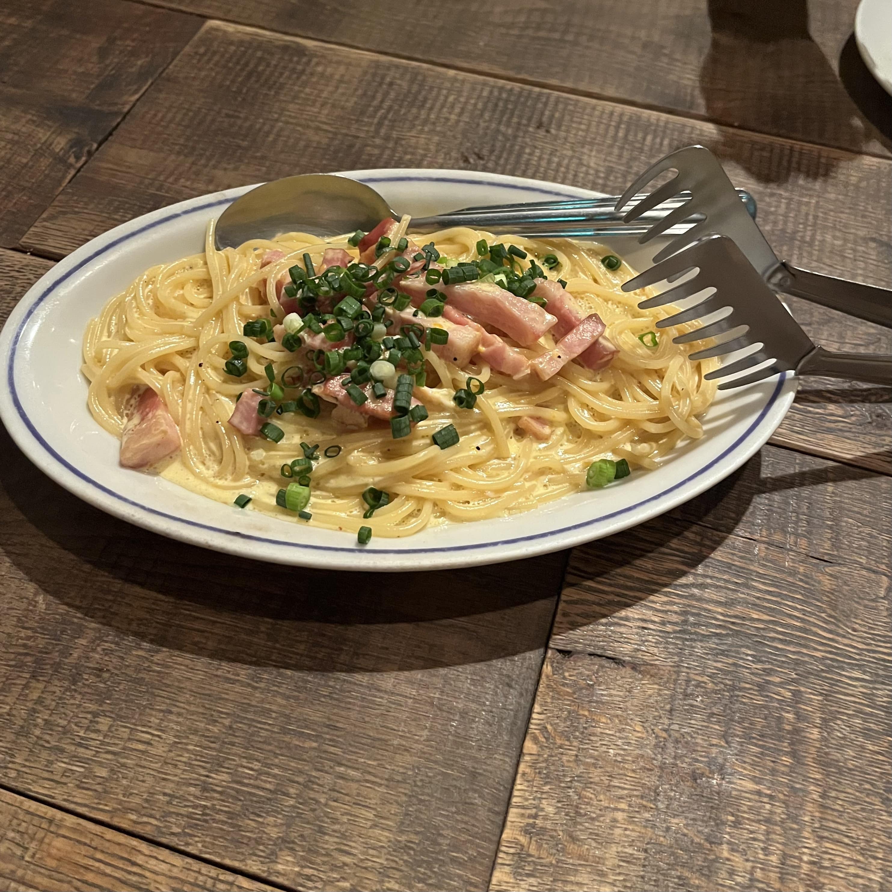 柚子胡椒風味の和風カルボナーラスパゲッティ ¥1,650
