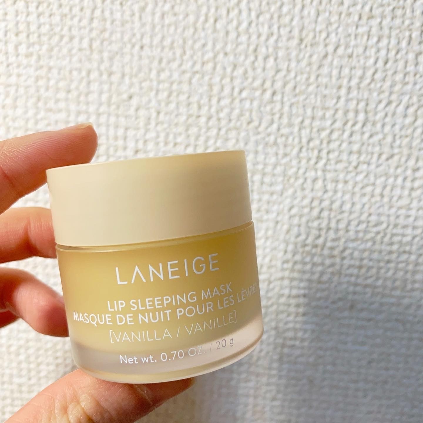 LANEIGE　ラネージュ　リップスリーピングマスク　バニラの香り