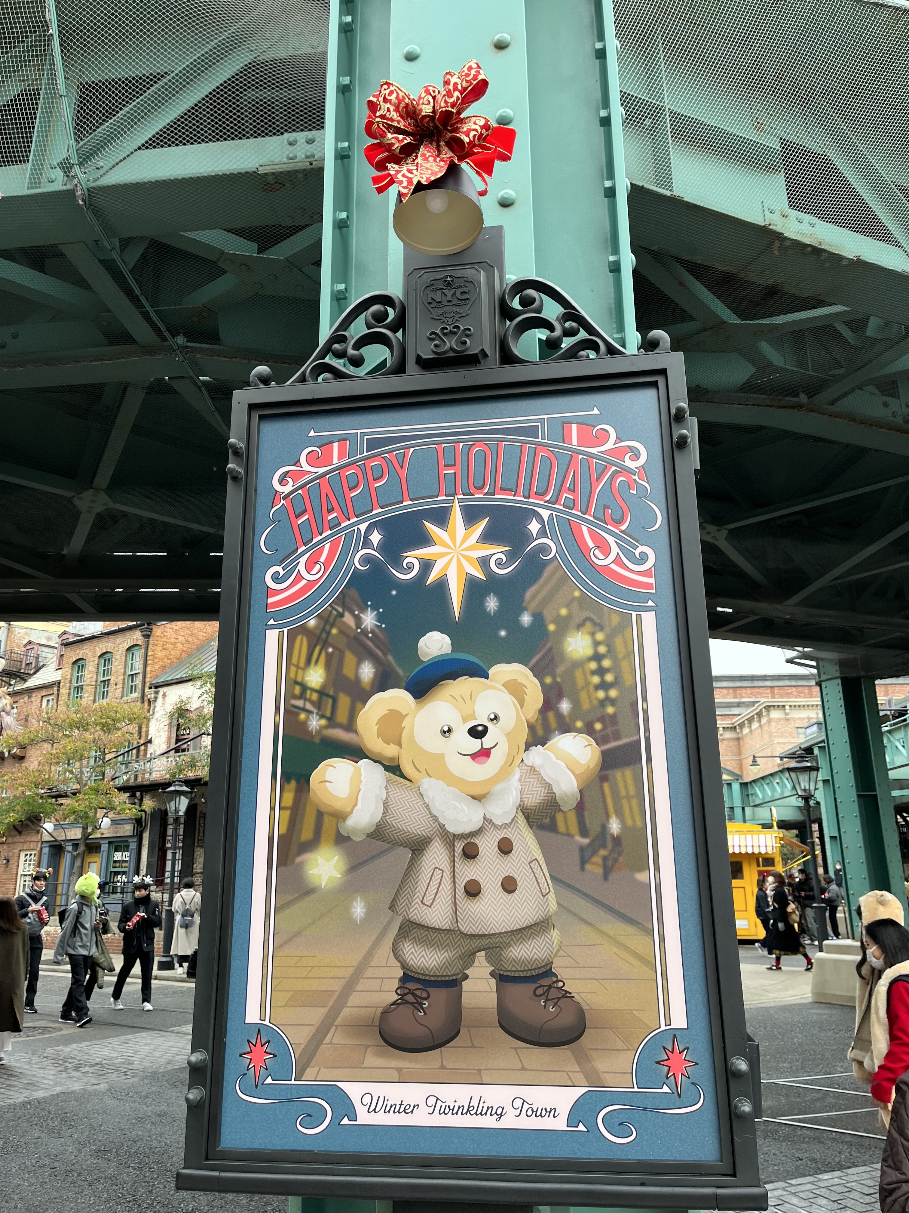 ディズニーシー　アメリカンんウォーターフロント　クリスマスパネル