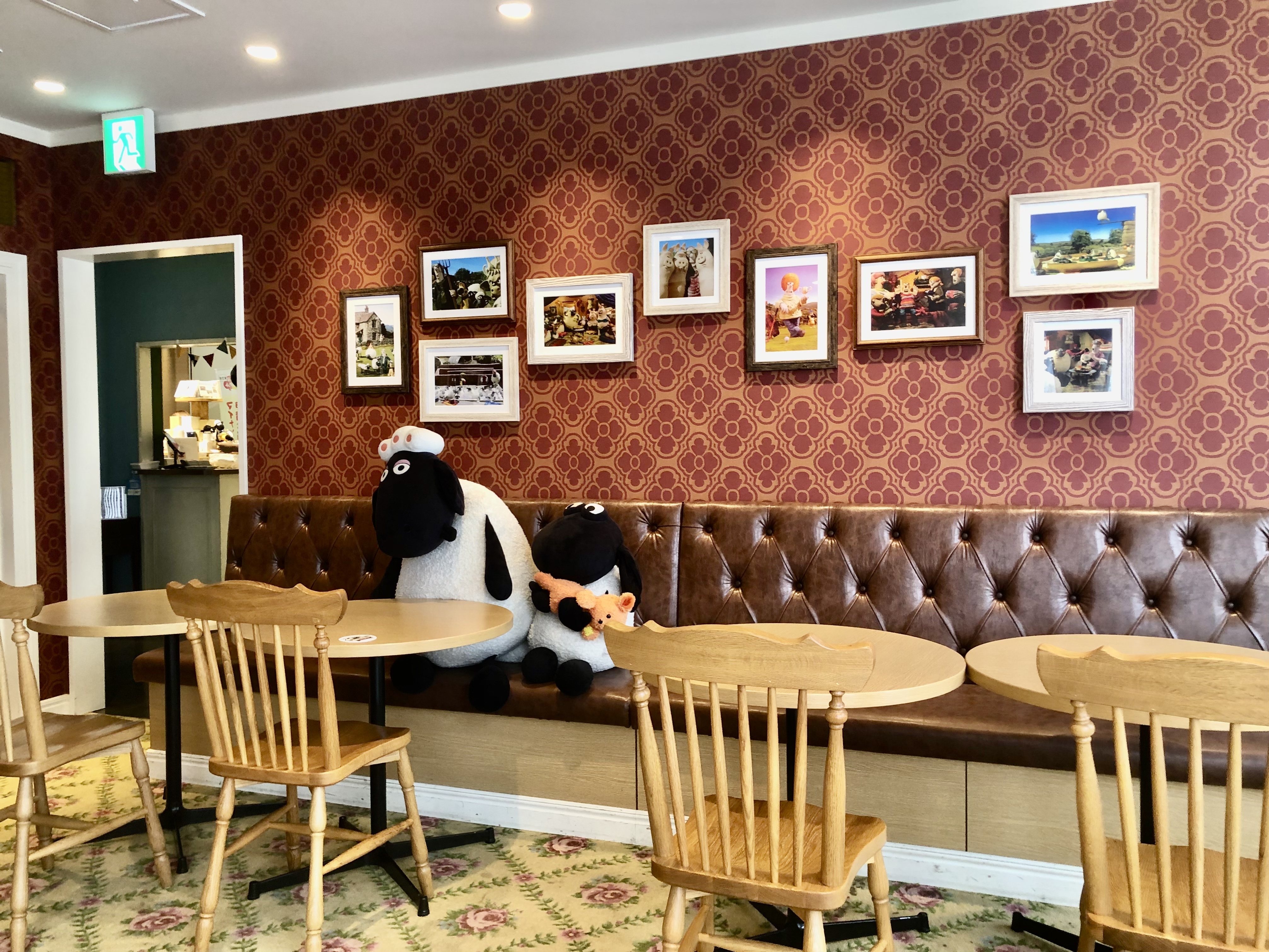 ひつじのショーン　カフェ　店内