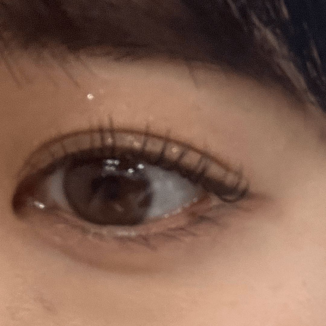 アイメイク完成後