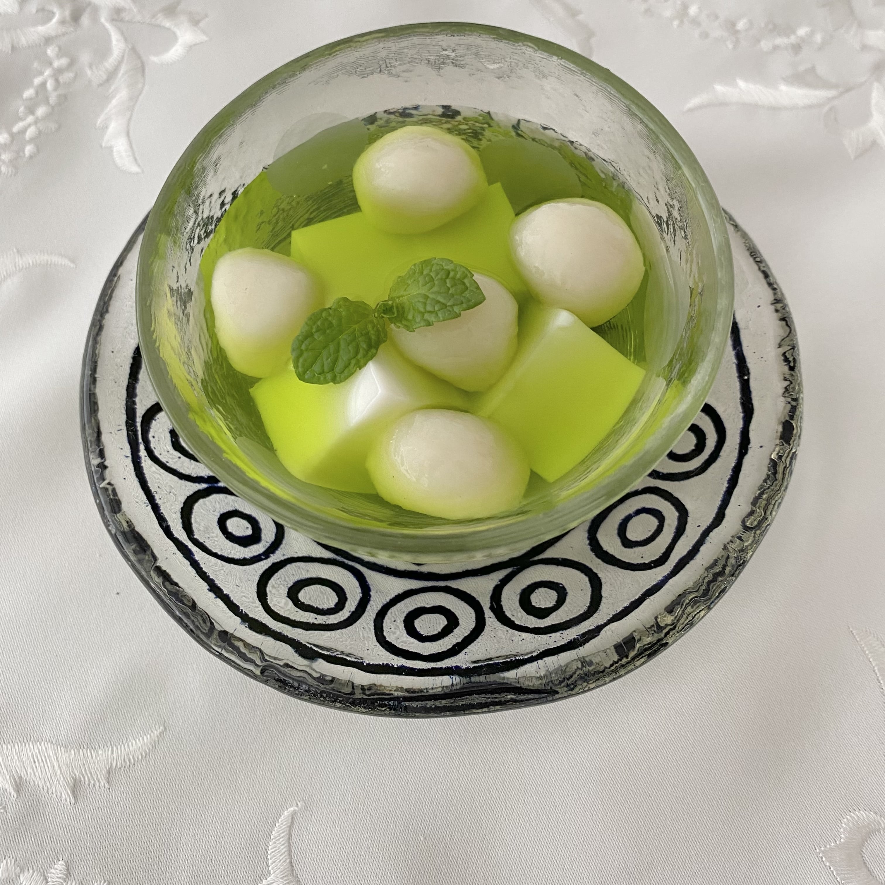 ラッキーカラー、しょうが白玉、翡翠グリーン