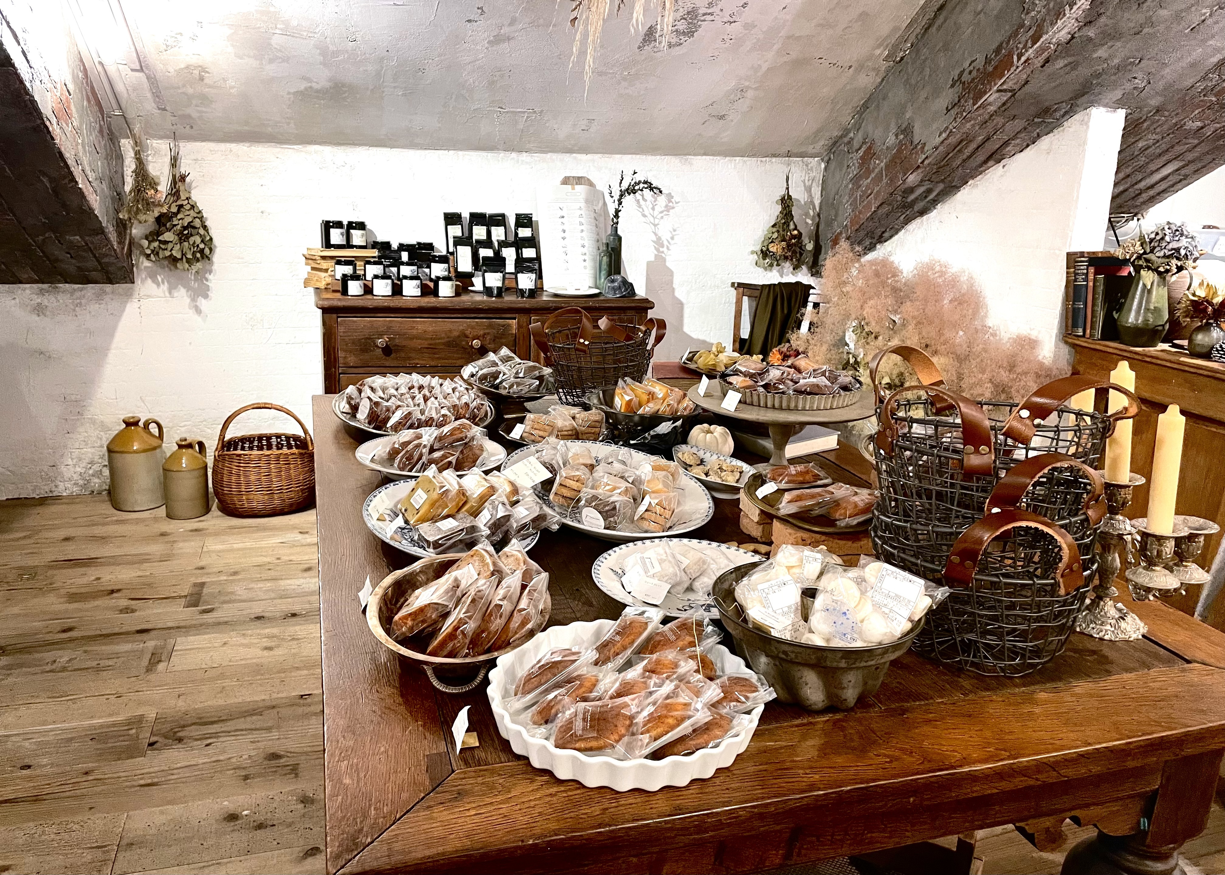 クッキー、フィナンシェなどの焼き菓子