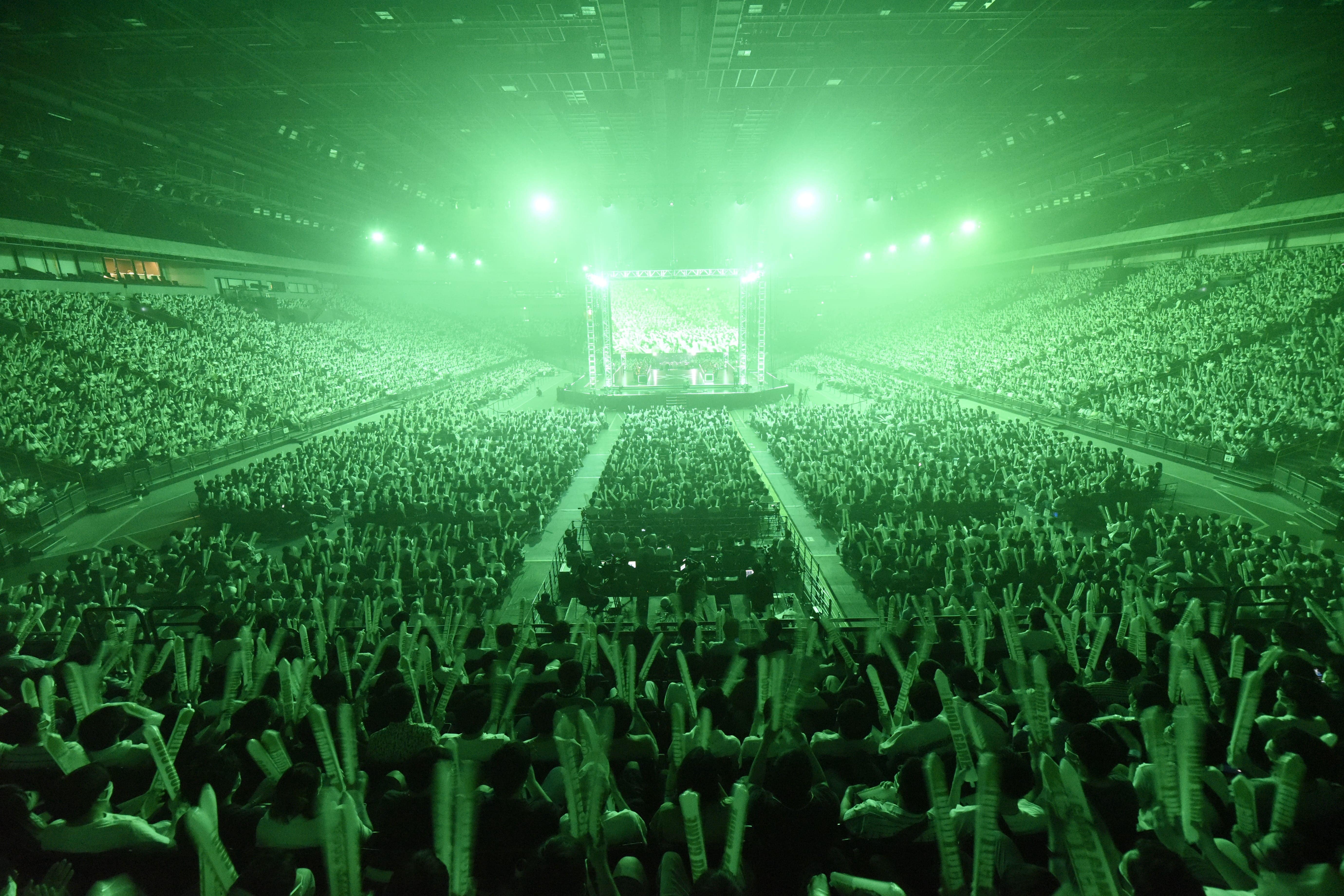 会場を埋め尽くす、eスポーツファンの皆さん