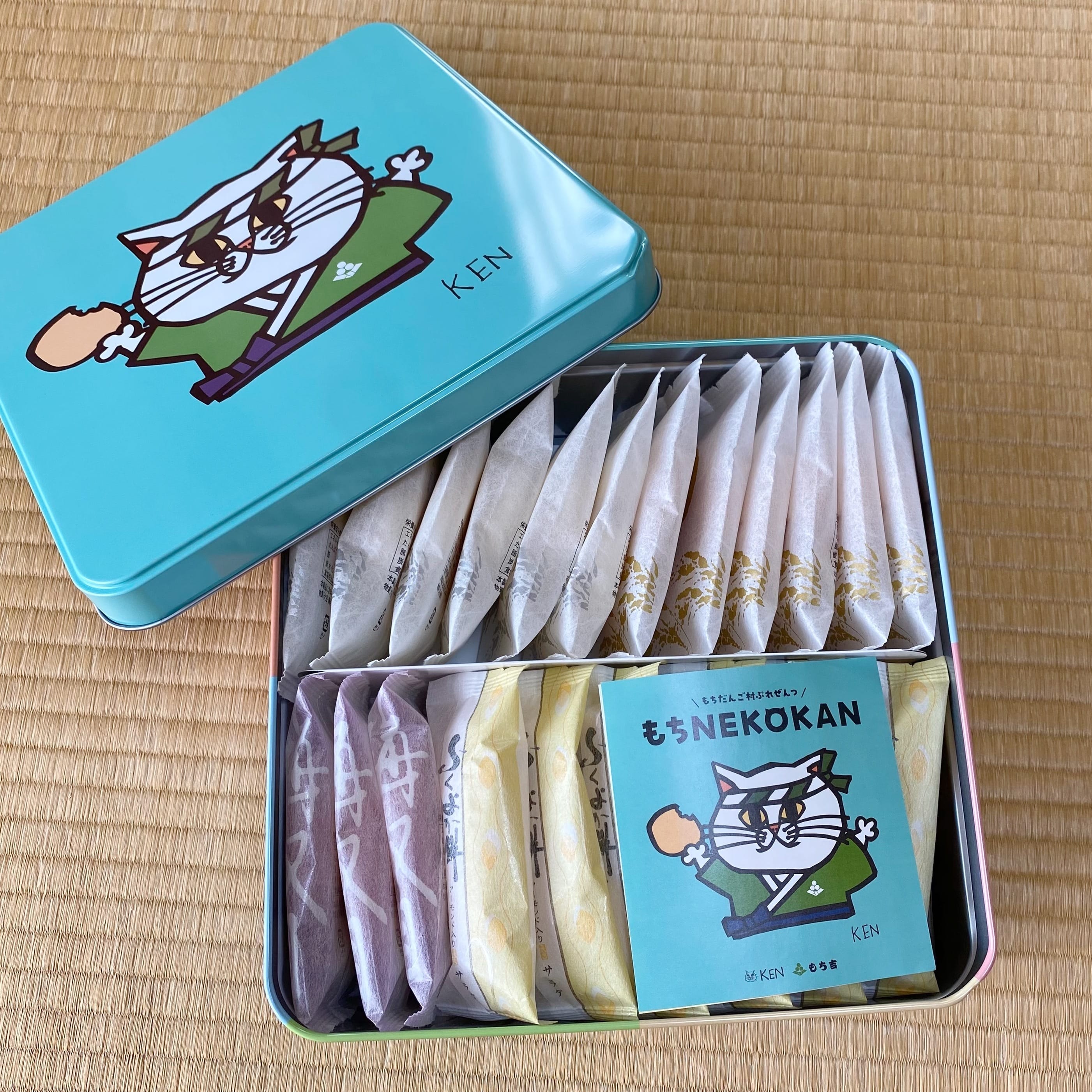 もちねこかん　中身　お菓子