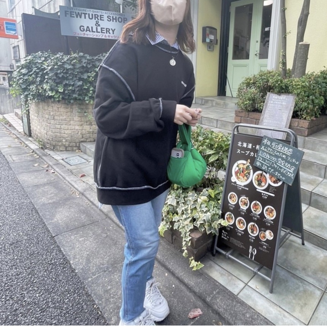 カジュアルコーデ　デニムコーデ　大学生コーデ