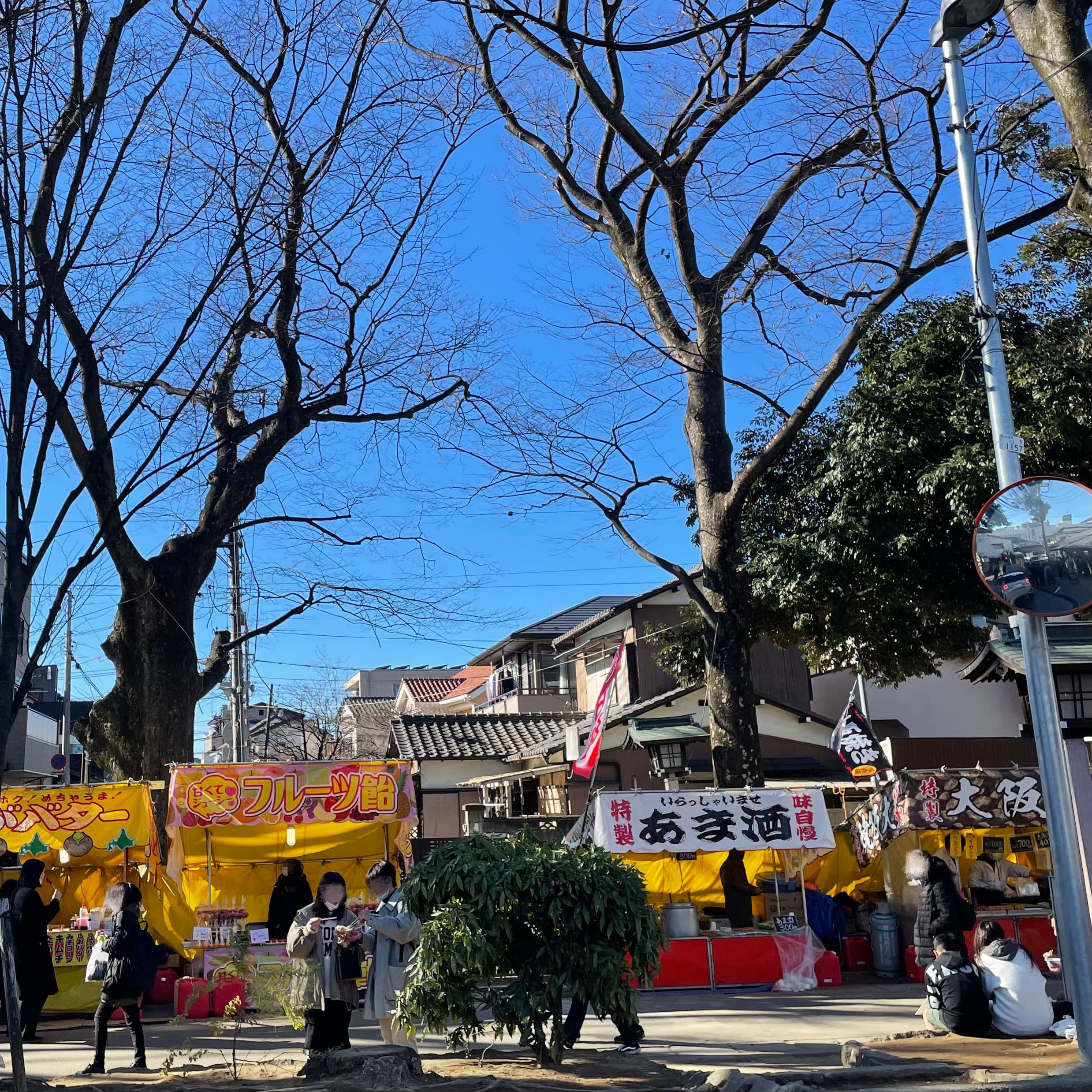 初詣　大宮氷川参道　氷川神社　