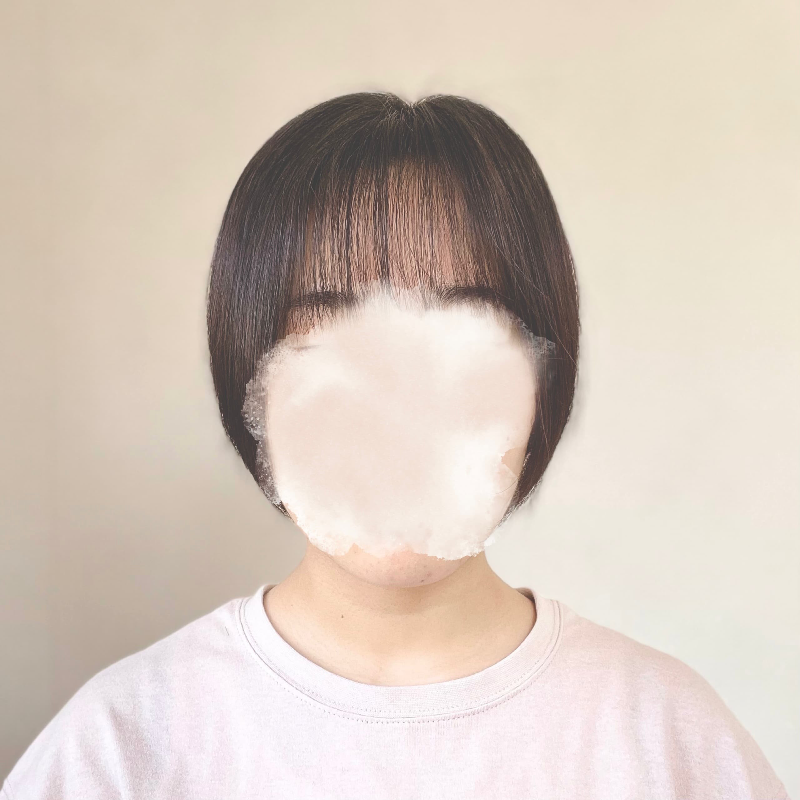 巻かない　ショートヘアアレンジ　正面