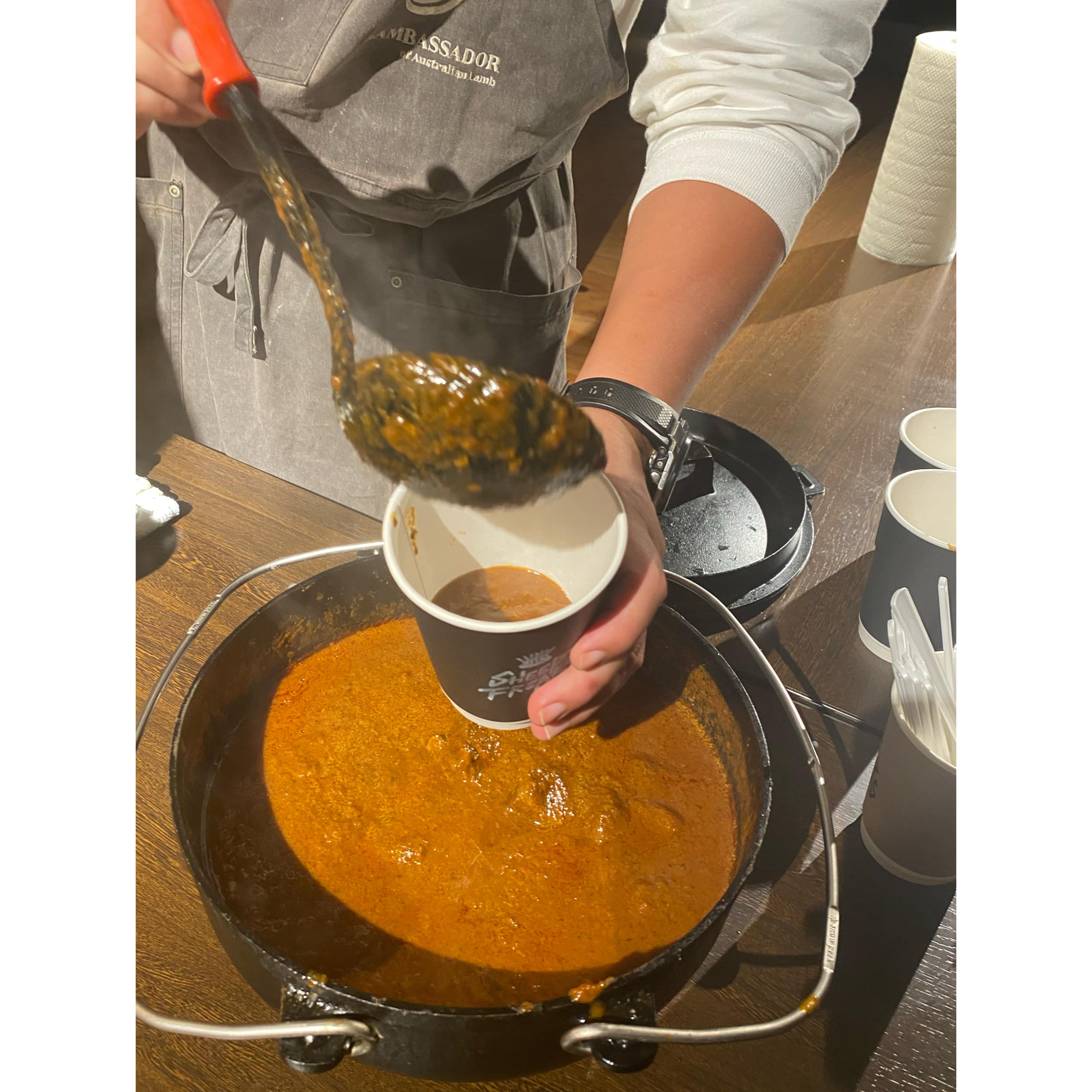 カレー　食べ物　パーティー
