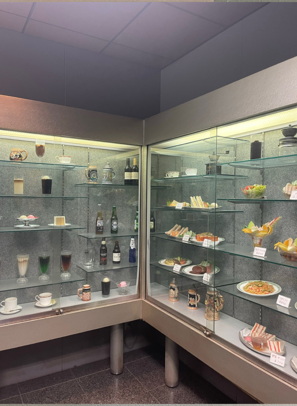 喫茶店　ノーベル　食品サンプル