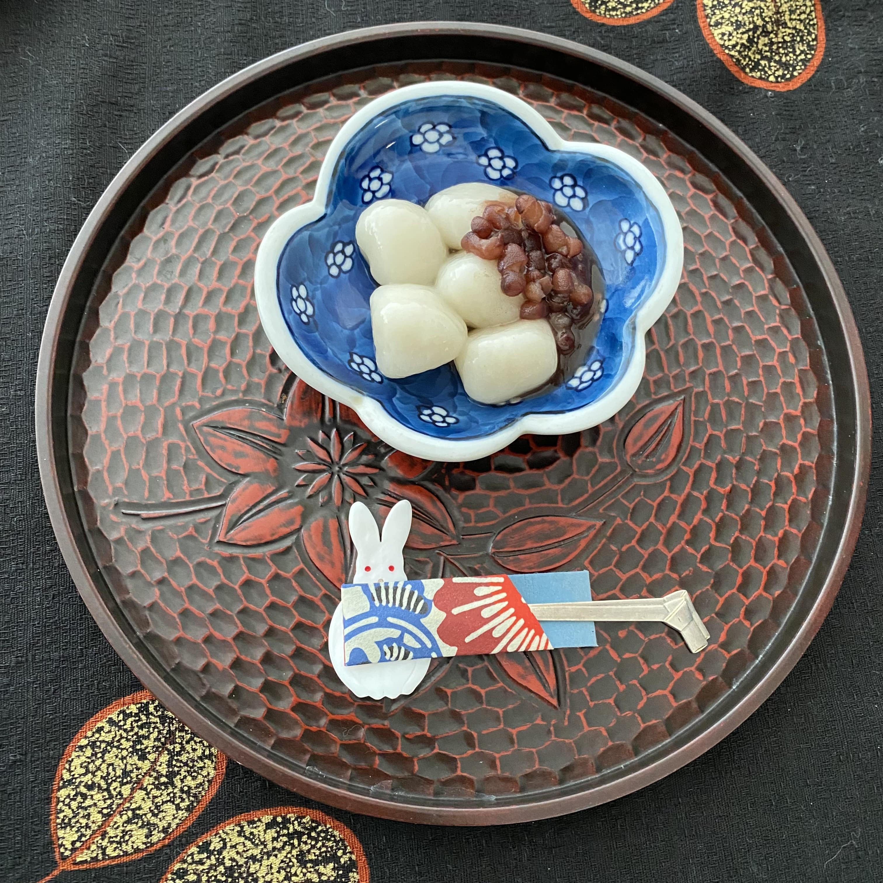 あんこ、しょうが白玉、手作り和菓子