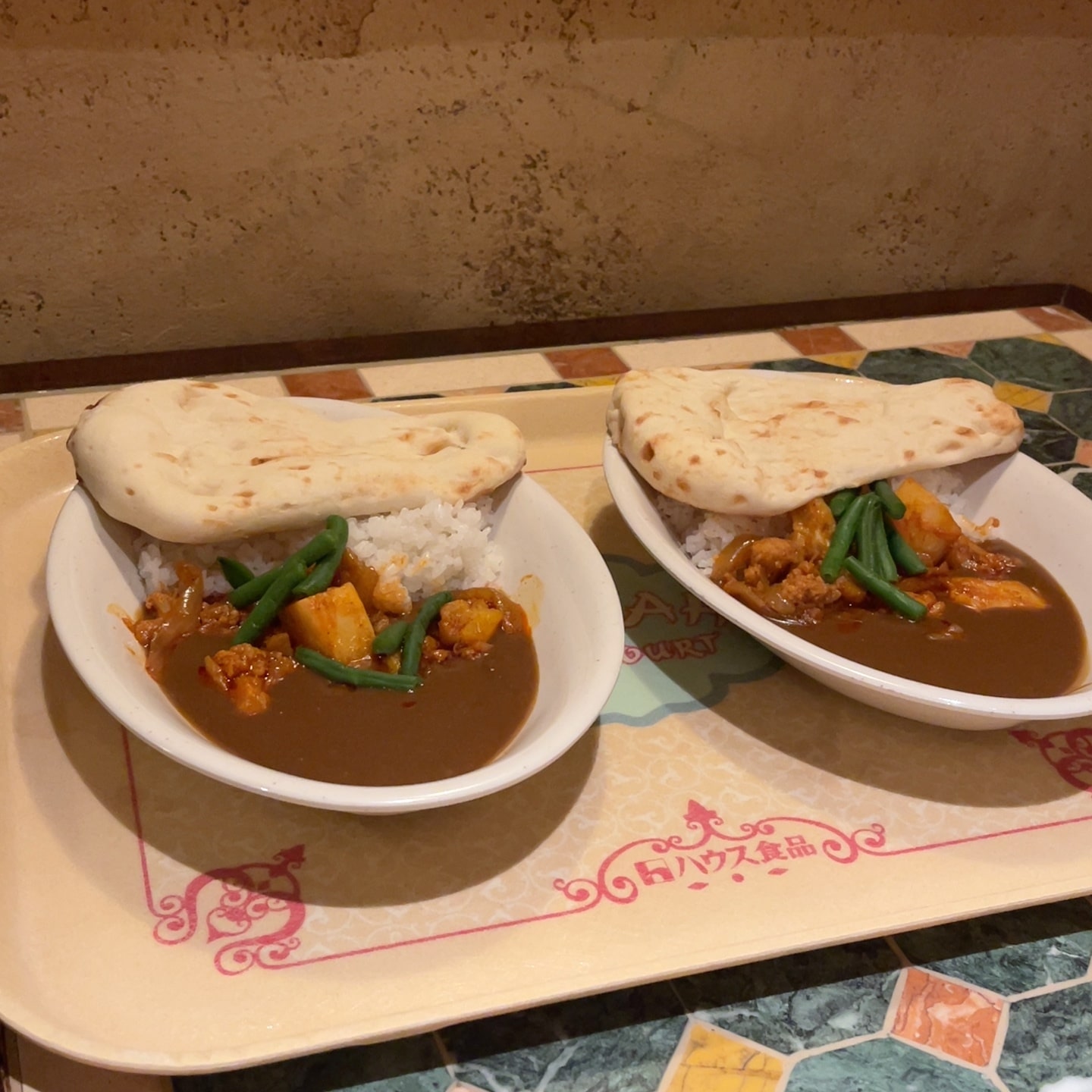 カスバ・フードコート　ベジタブルカレー