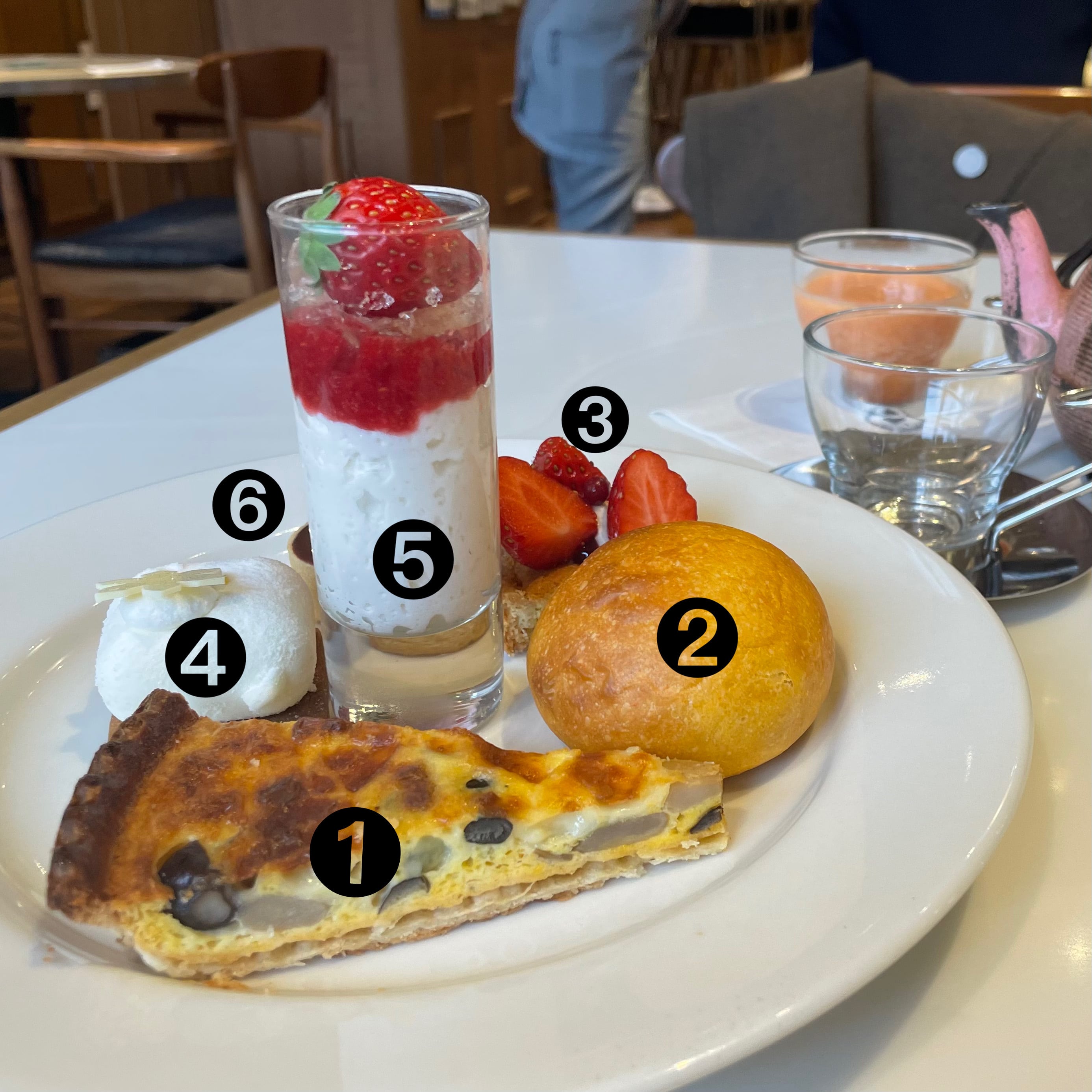 &TEA(サロンベイクアンドティー)  スイーツビュッフェ　ヘルシースイーツ