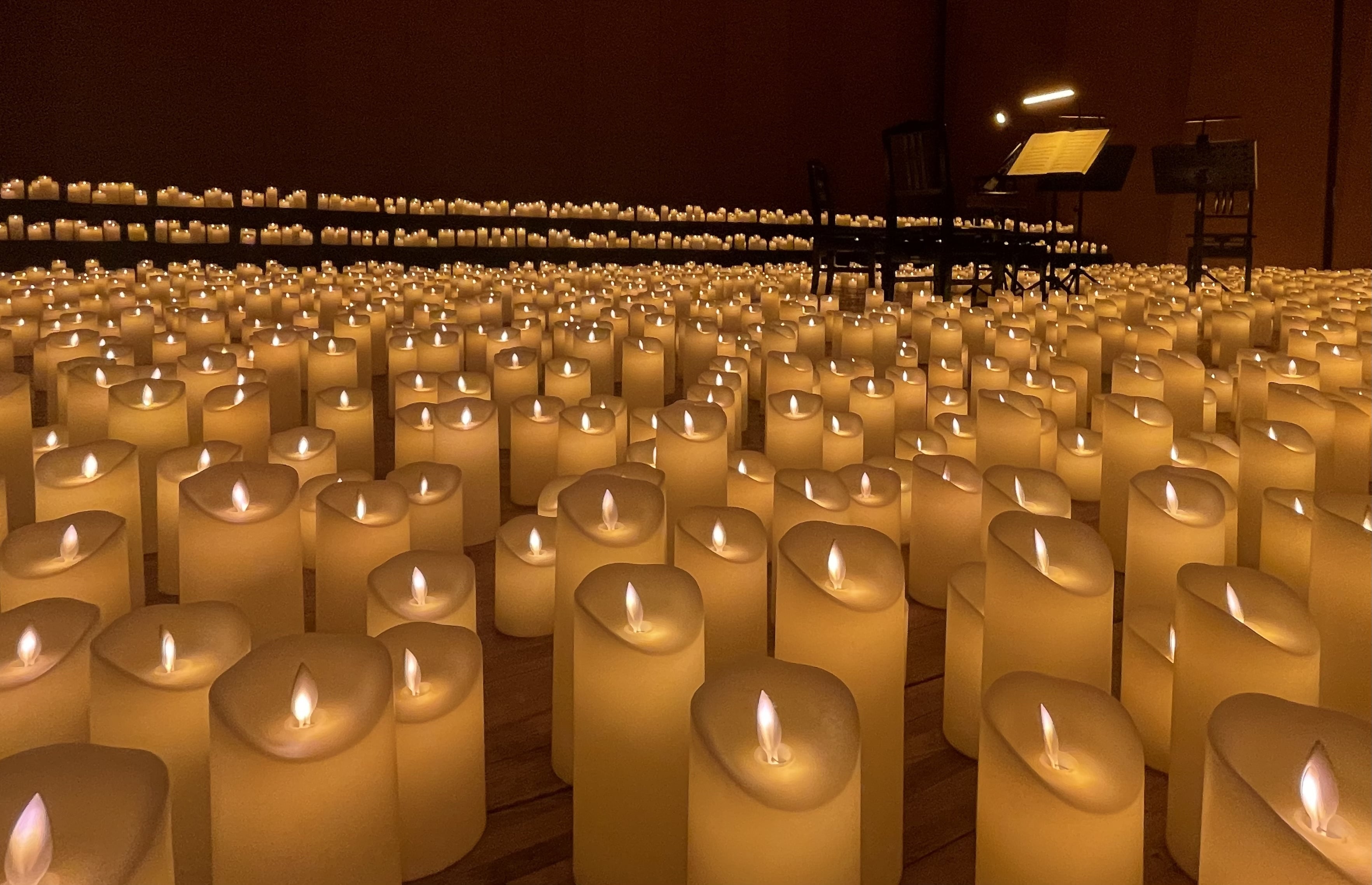 キャンドルライトコンサート 会場の様子