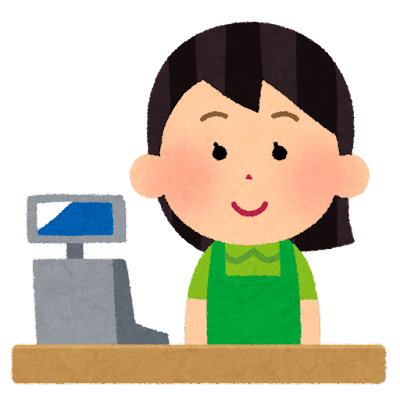 ドラッグストア　レジ打ち