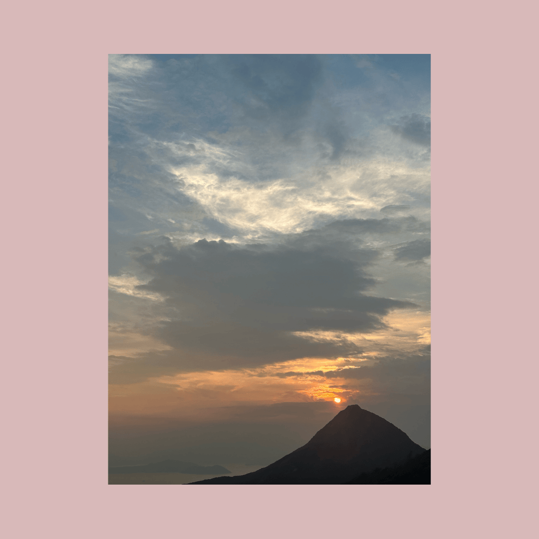 香港　ヴィクトリア・ピーク　夕日