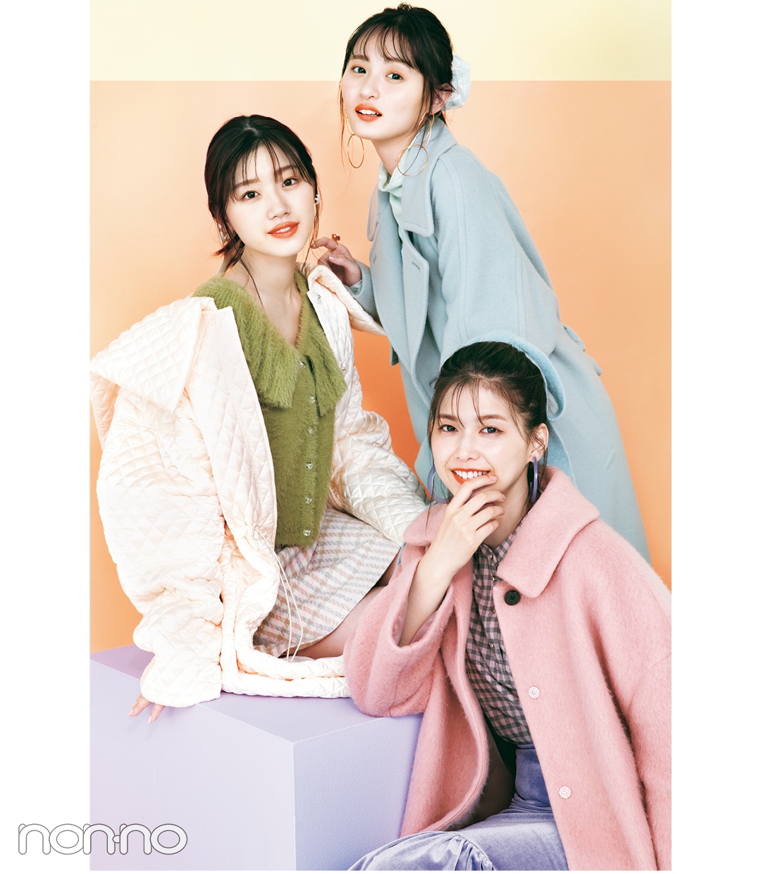 渡邉理佐と佐々木美玲と遠藤さくら、坂道３姉妹のWINTER COLLECTION2-1