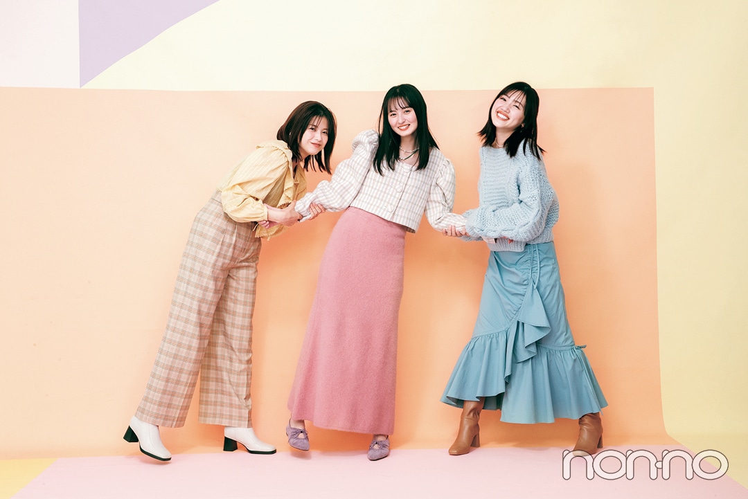 渡邉理佐と佐々木美玲と遠藤さくら、坂道３姉妹のWINTER COLLECTION6-4