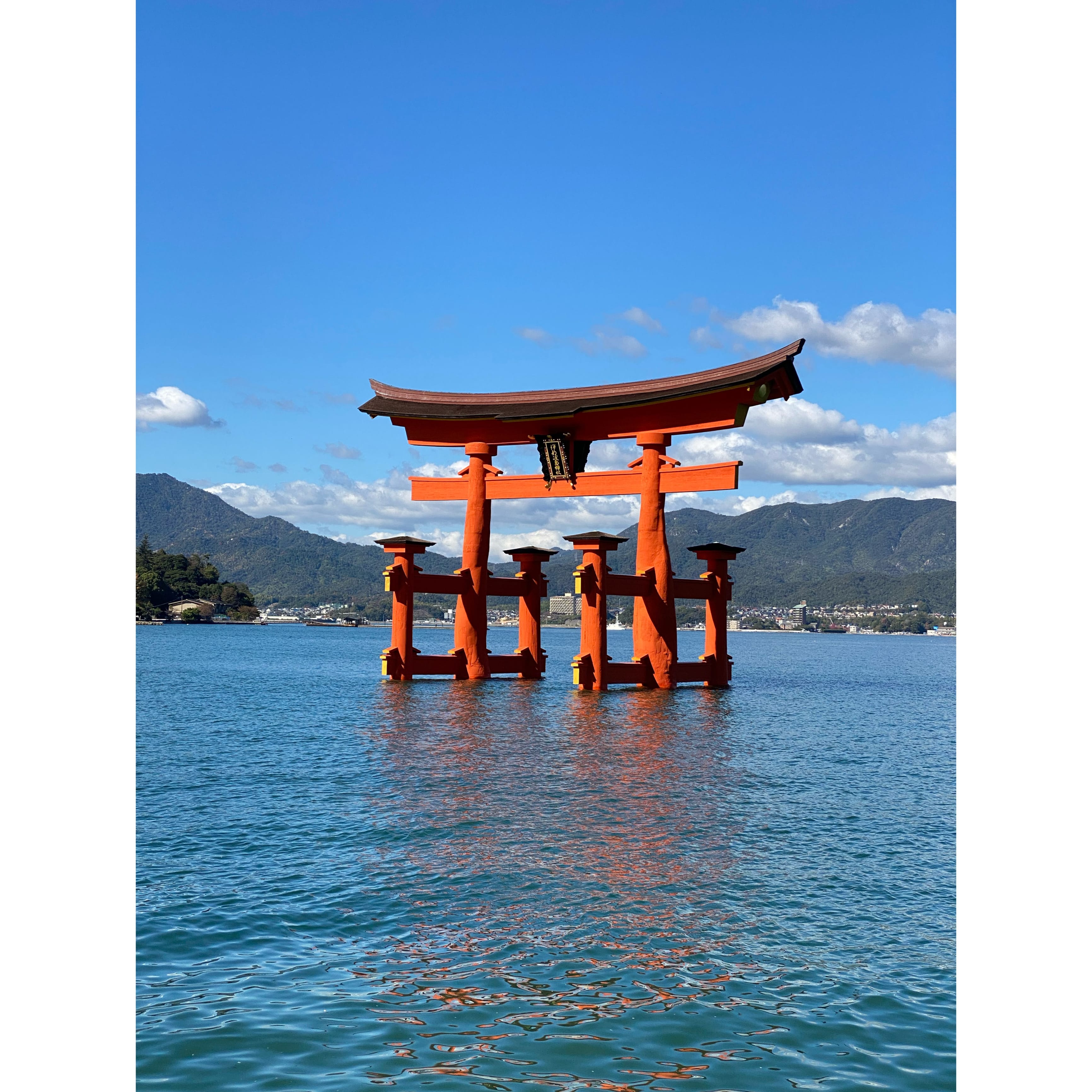 宮島　鳥居　写真