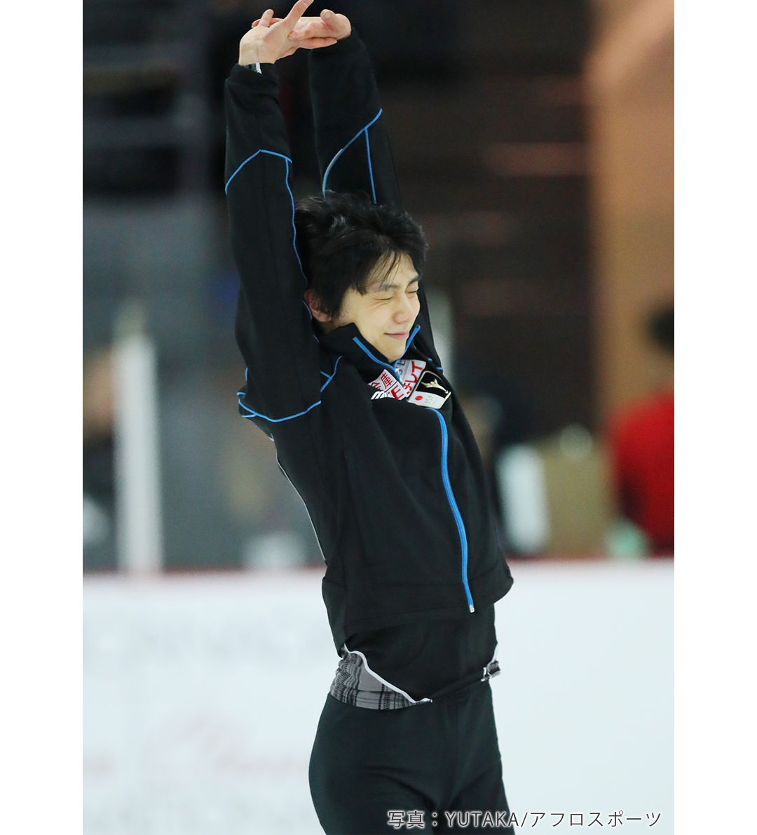 2016年フィギュアスケートオータムクラシック公式練習での羽生結弦選手