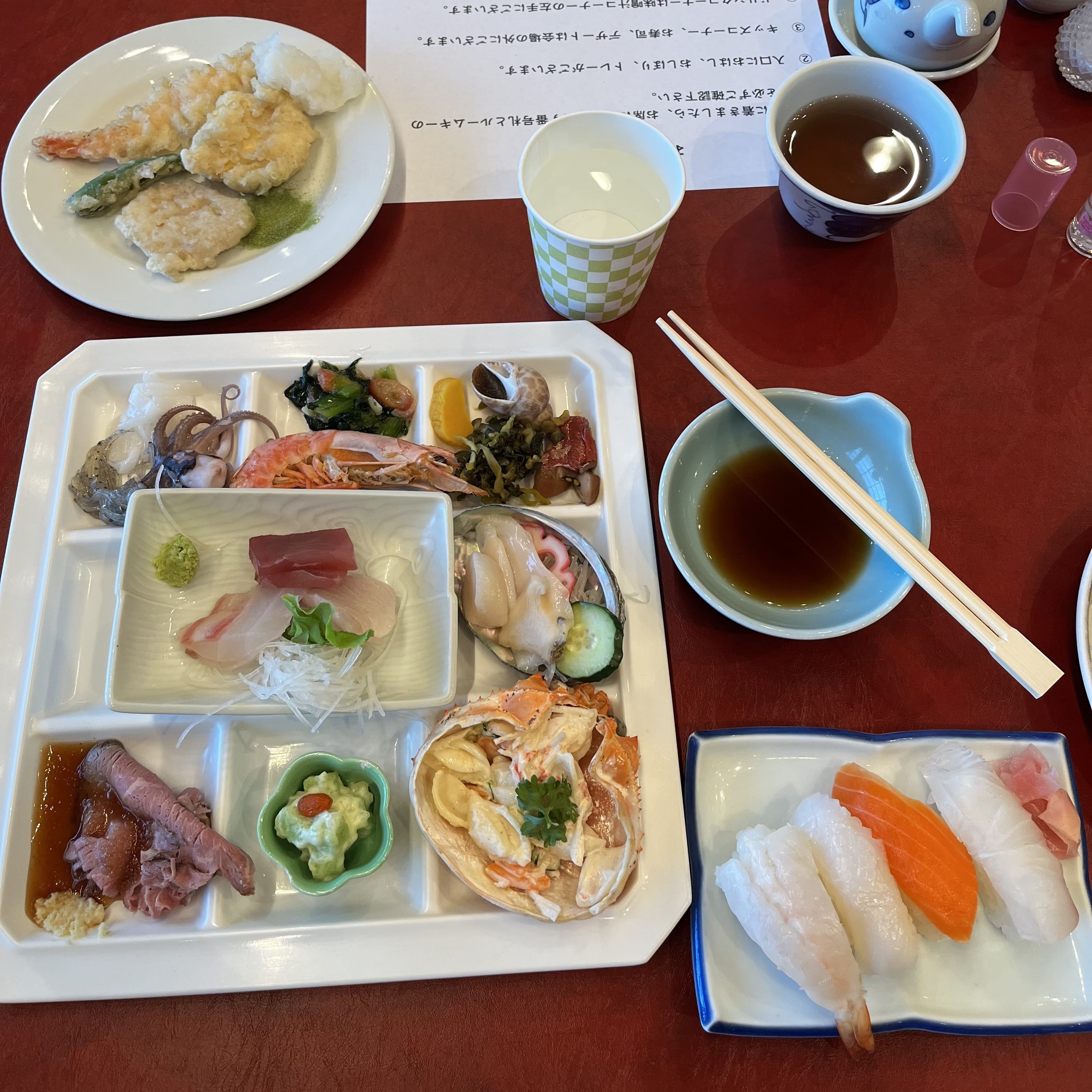 バイキング　海鮮　お寿司