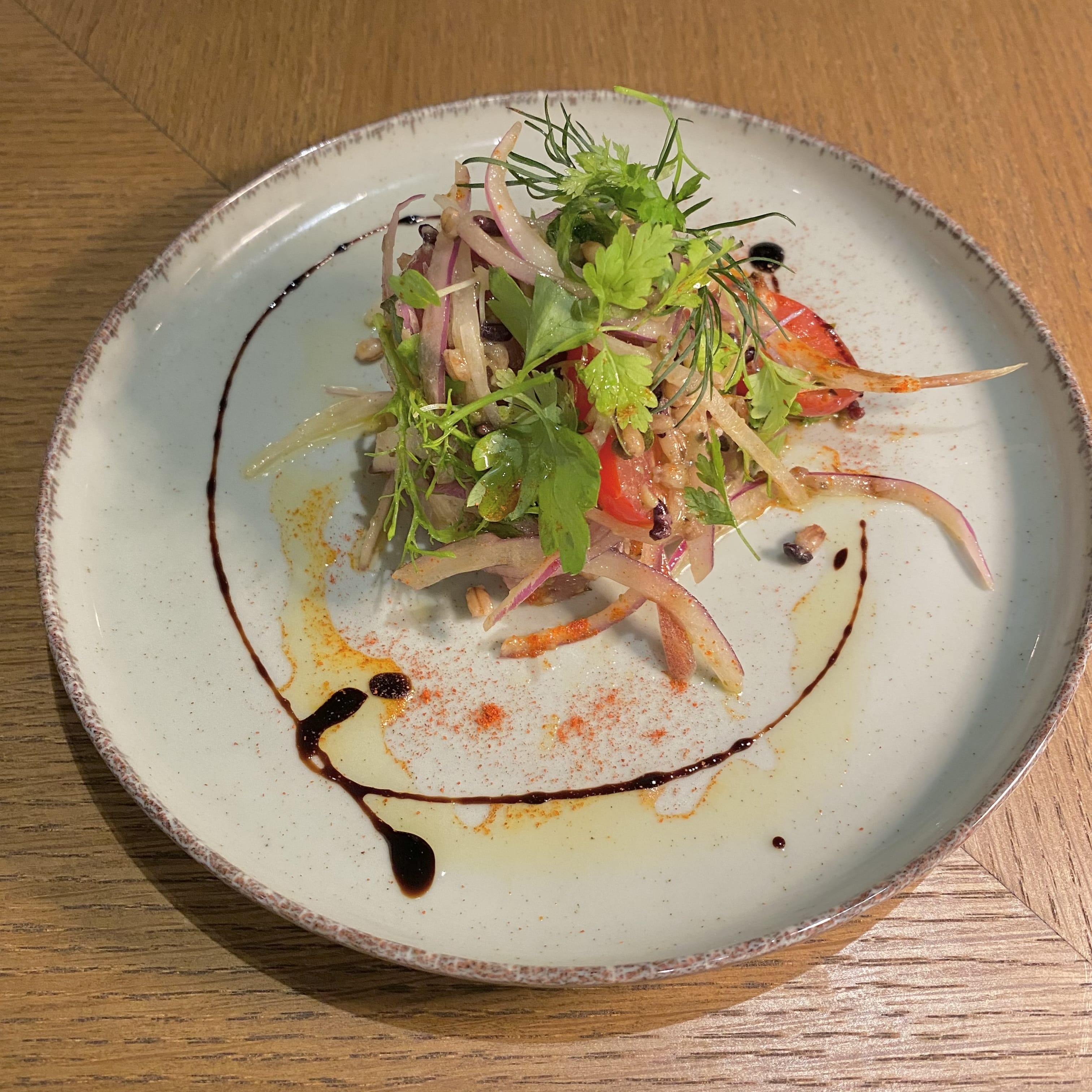 前菜、ディナーコース、バチマグロ