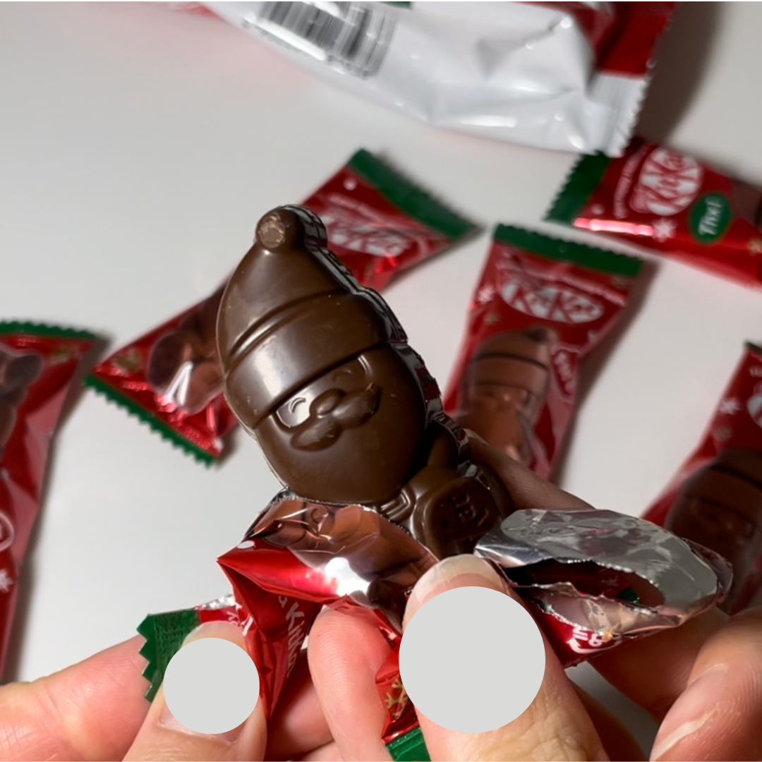 サンタのチョコ